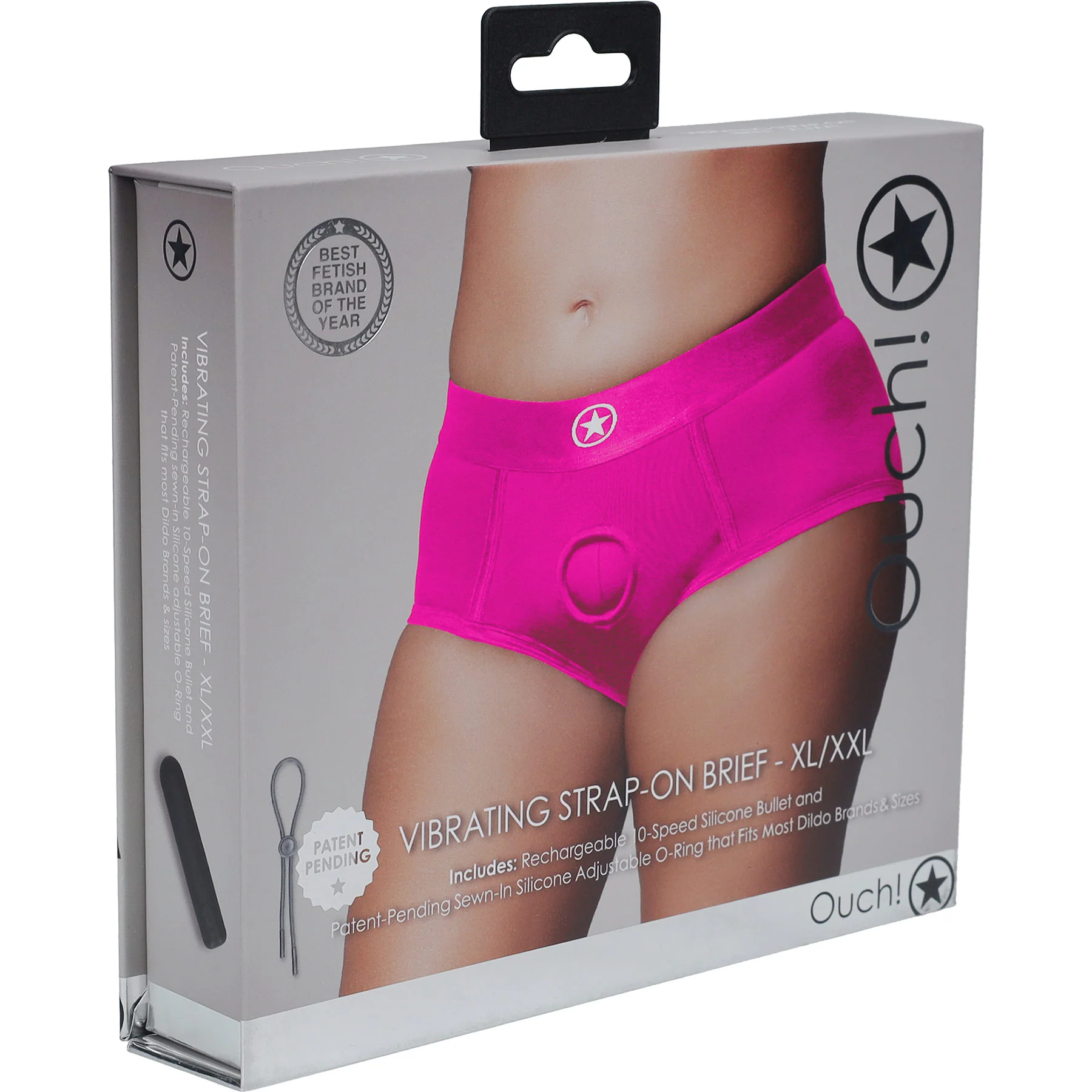 Ouch! Vibrating Strap-On Brief - Image 23