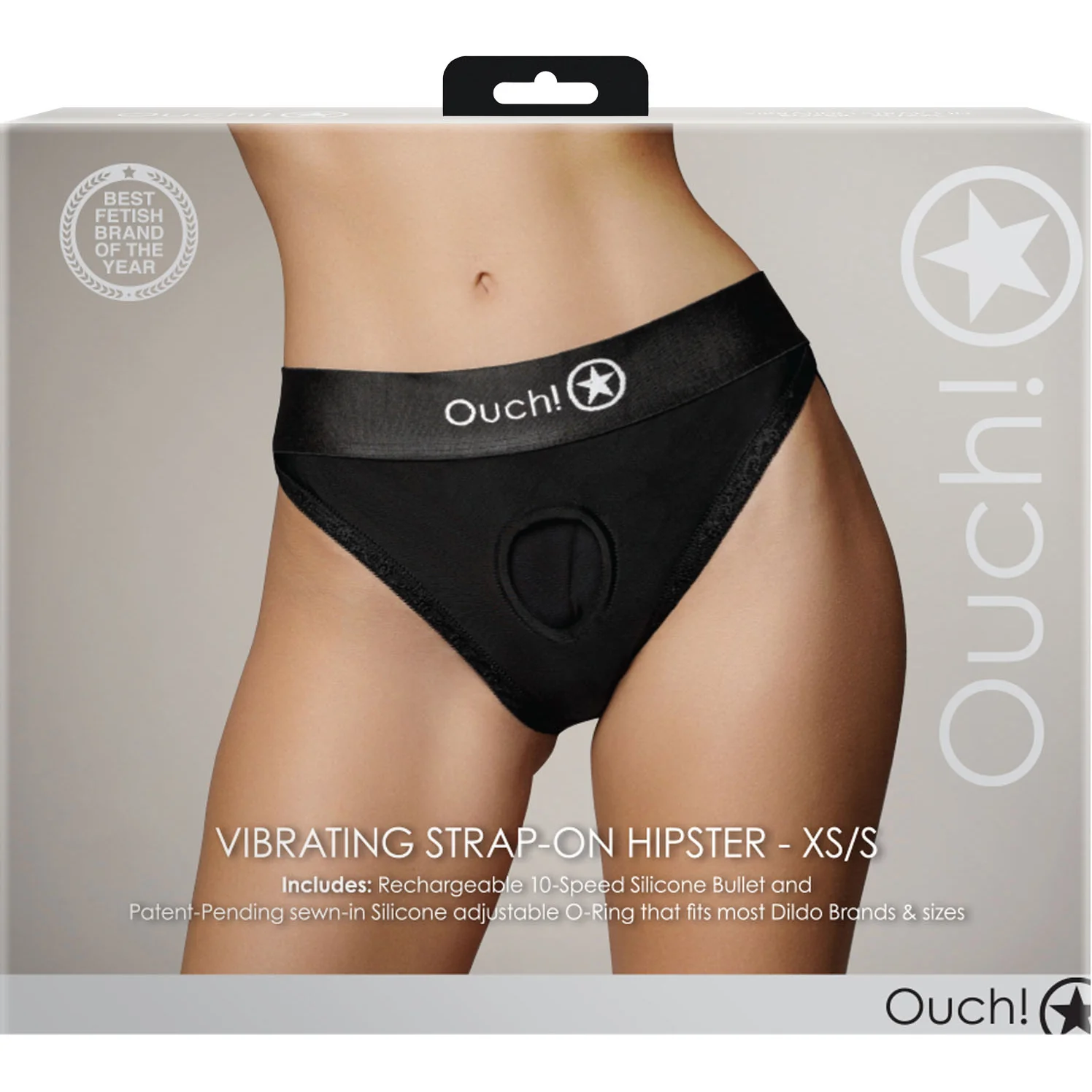 Ouch! Vibrating Strap-On Hipster - Image 4
