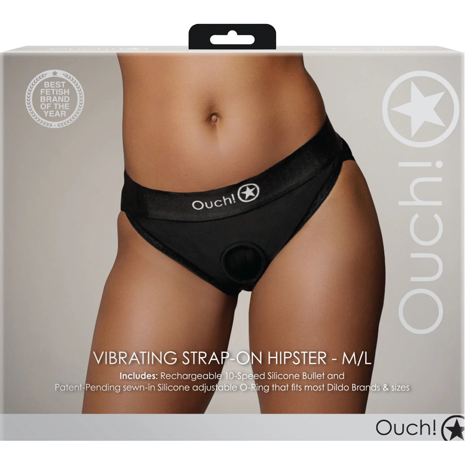 Ouch! Vibrating Strap-On Hipster - Image 8