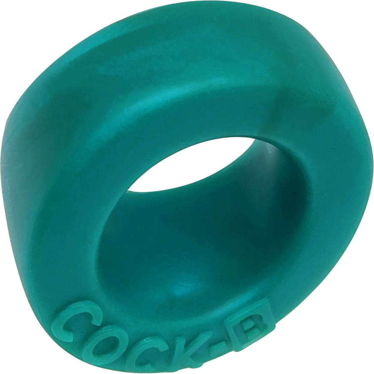 Oxballs Cock-B Silicone Cock Ring - Peacock Blue - Image 2