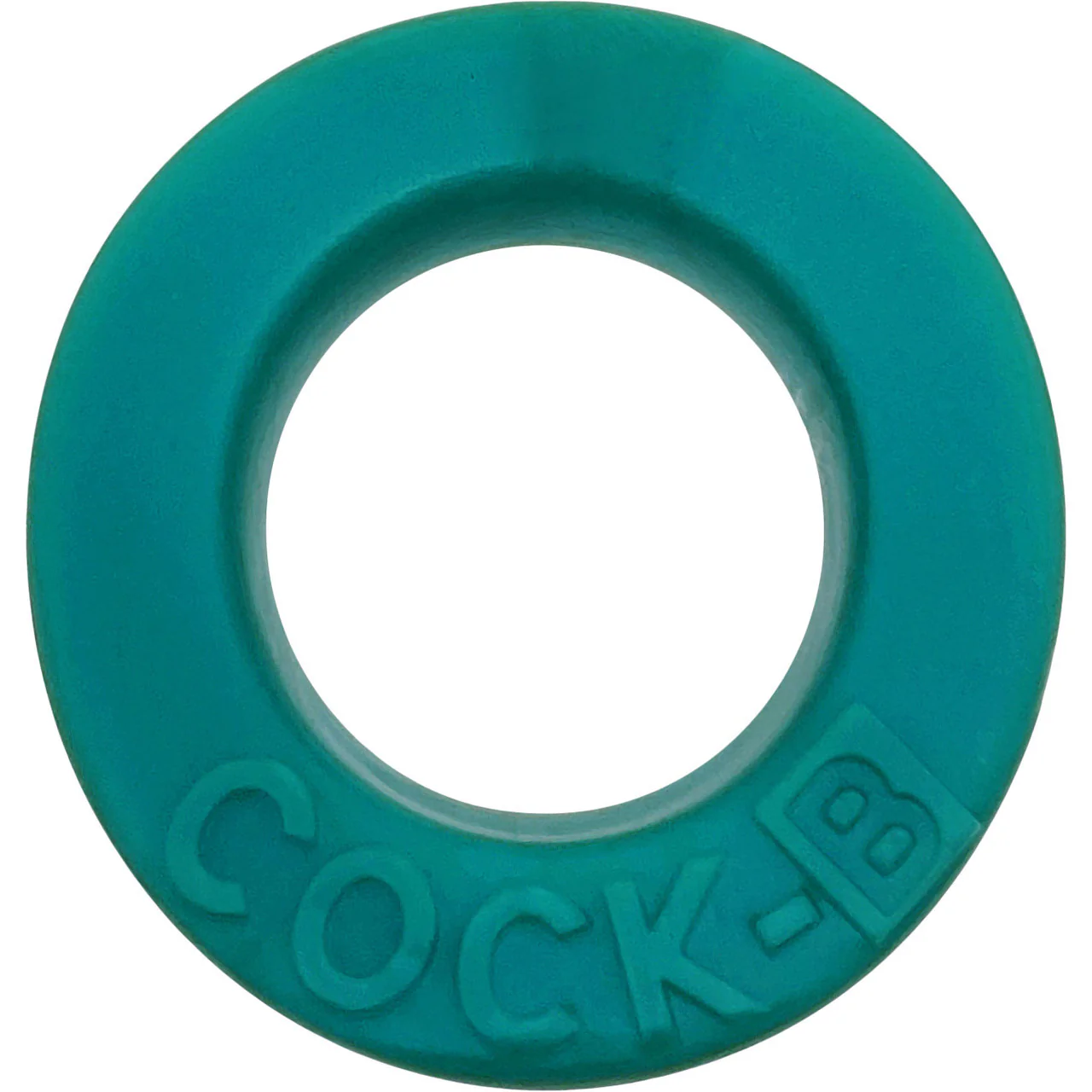 Oxballs Cock-B Silicone Cock Ring - Peacock Blue - Image 4