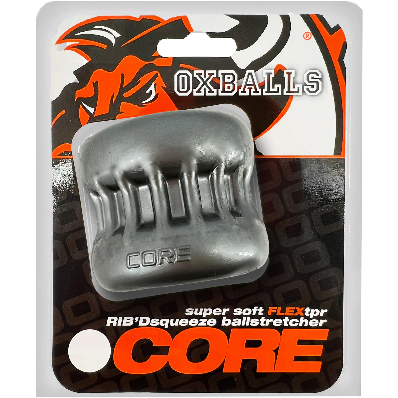 Oxballs Core Ribbed Grip Squeeze Ball Stretcher - Steel - Image 8