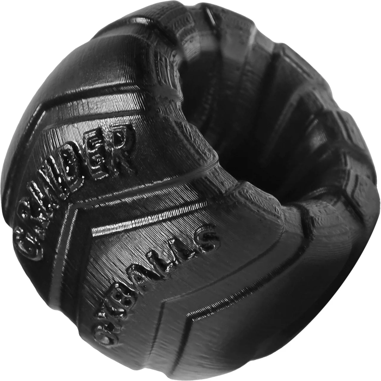 Oxballs Grinder-1 Silicone Ball Stretcher 1.5 Inch - Black - Image 4
