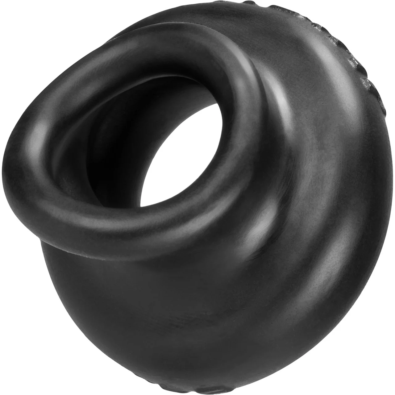 Oxballs Juicy Pumper Silicone Cock Ring 3.5 Inch - Black - Image 3