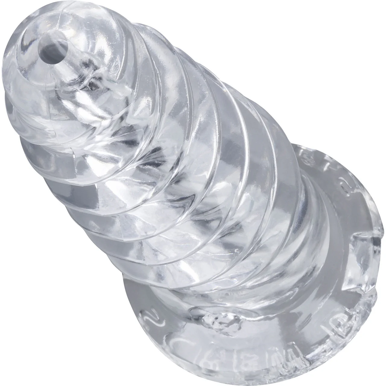 Oxballs Screw'd Super-Squishy Penis Masturbator - Clear - Image 2