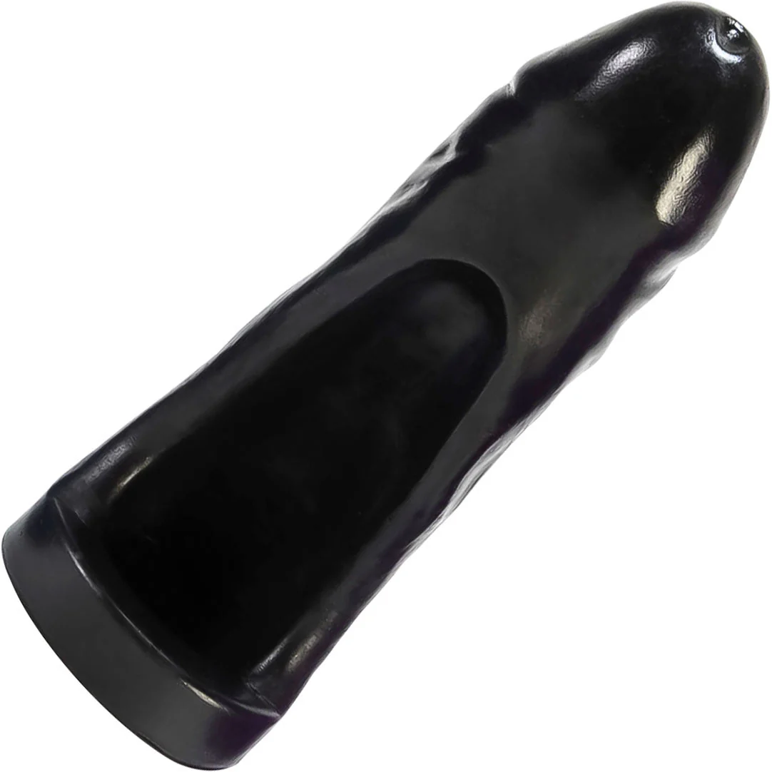 Oxballs Thug 7" Thicker Silicone Double Penetrator - Black - Image 3