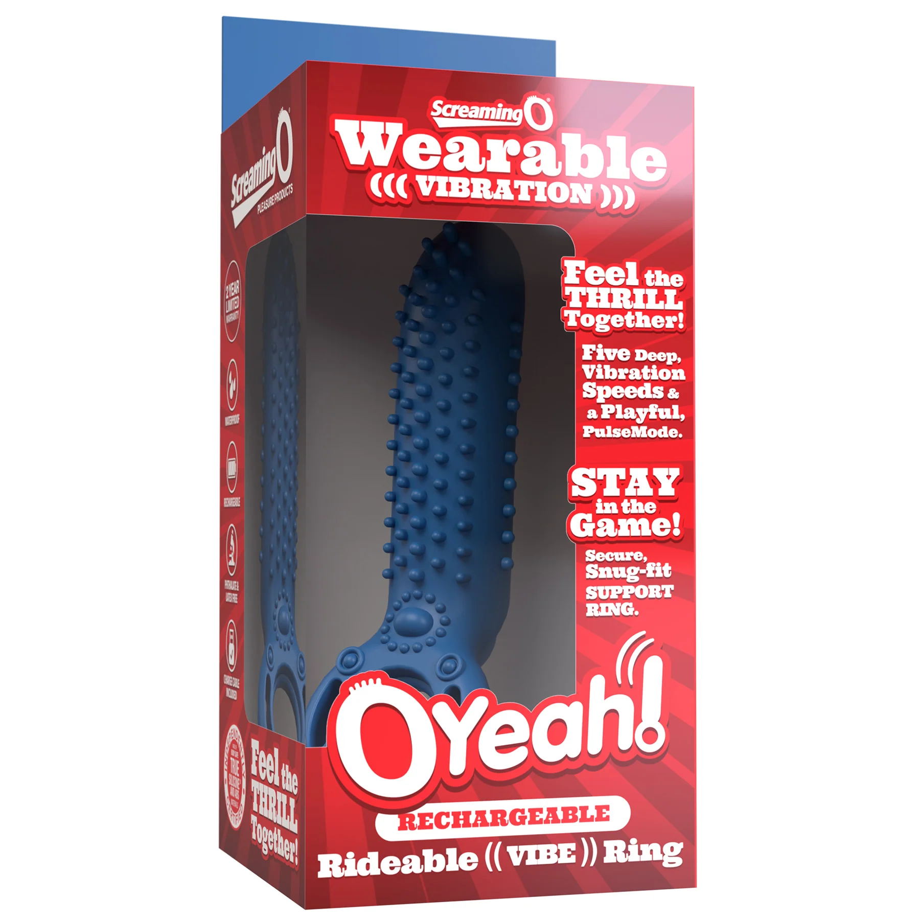 OYeah Rechargeable Rideable Vibrating Ring By Screaming O - Image 10