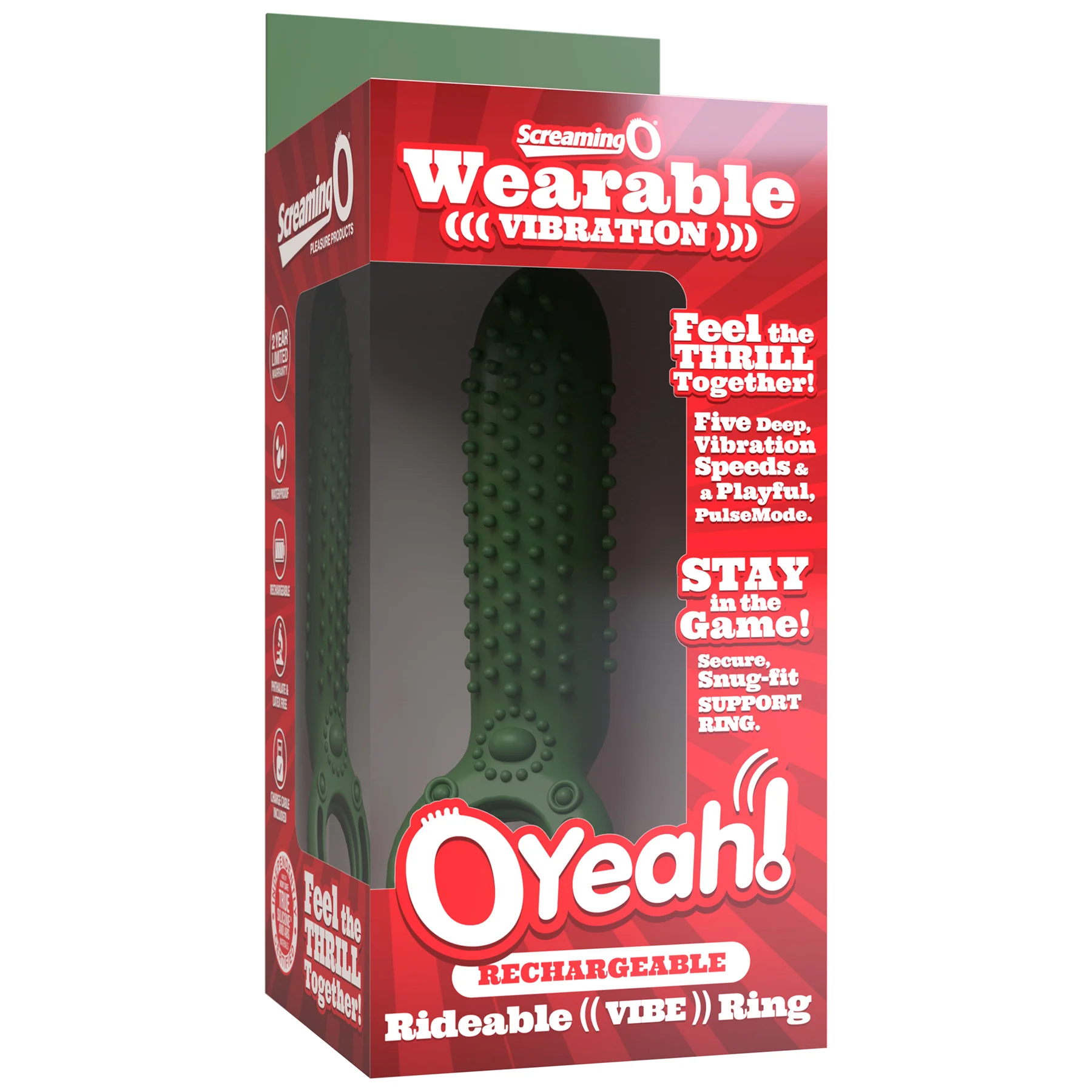 OYeah Rechargeable Rideable Vibrating Ring By Screaming O - Image 14