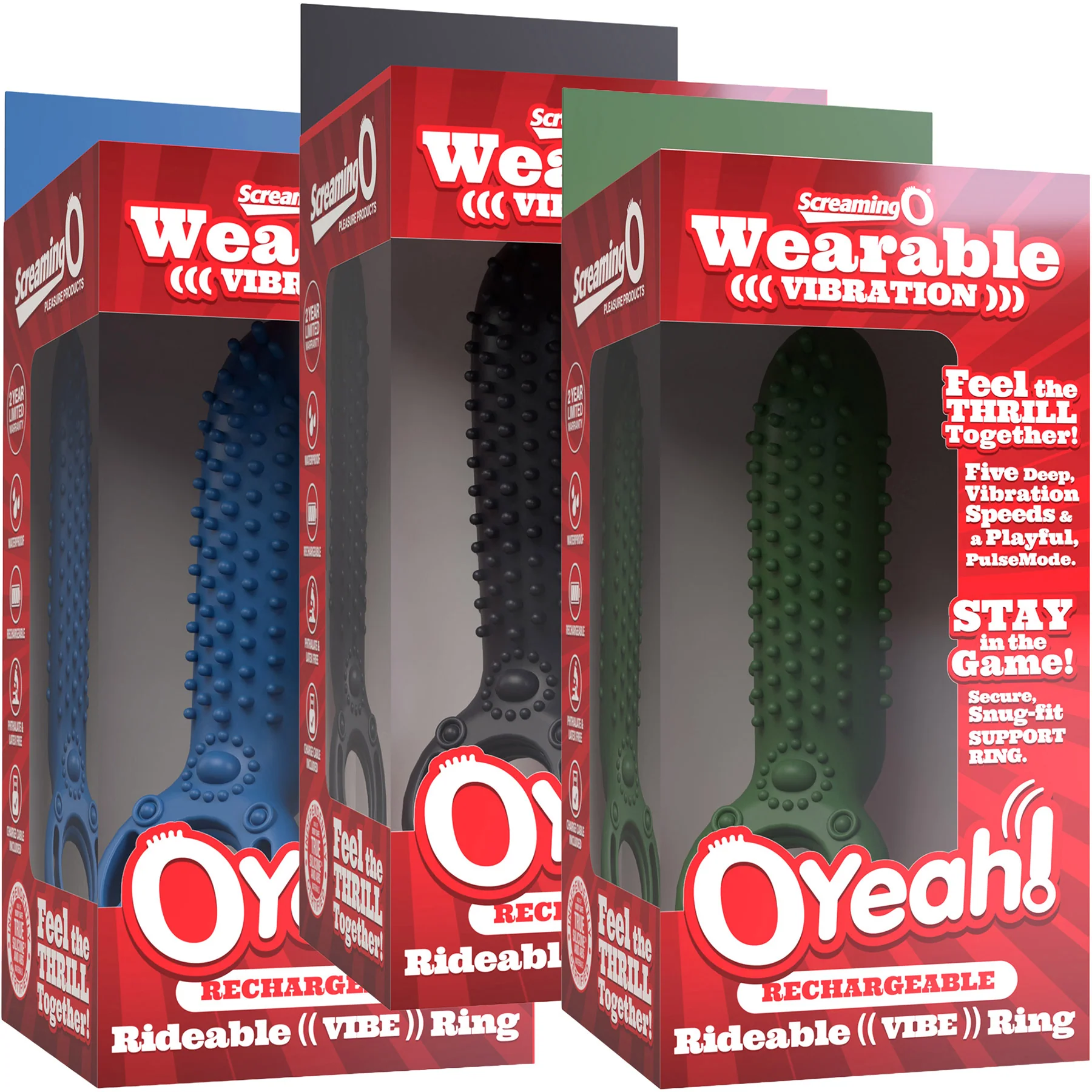 OYeah Rechargeable Rideable Vibrating Ring By Screaming O - Image 2