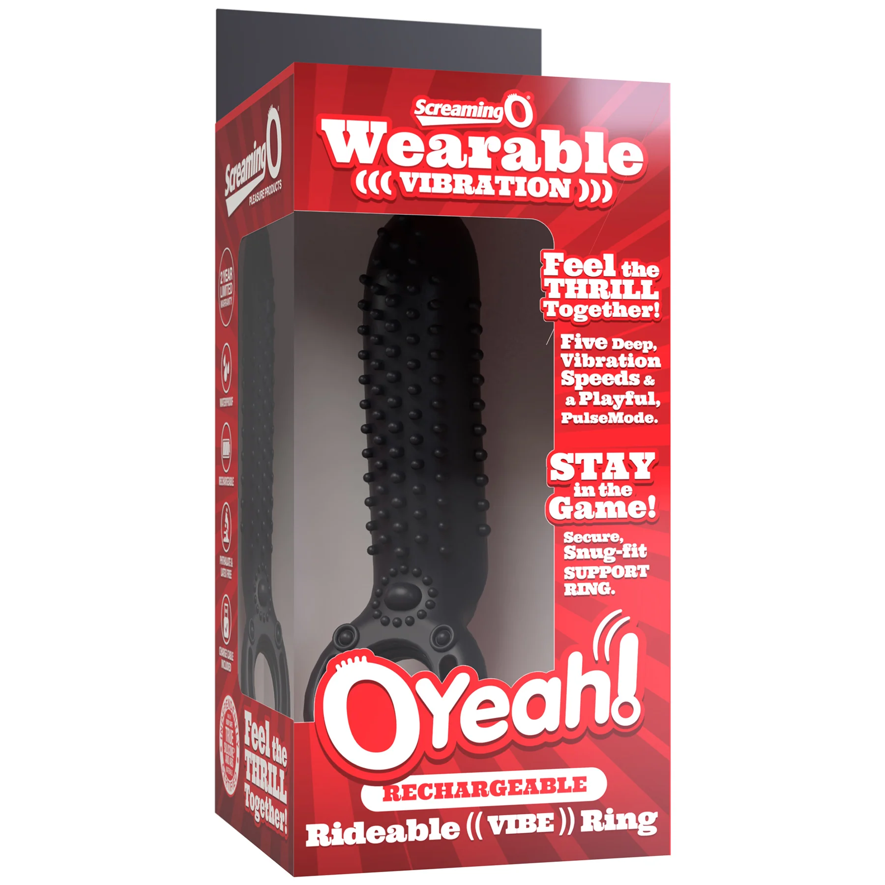 OYeah Rechargeable Rideable Vibrating Ring By Screaming O - Image 6