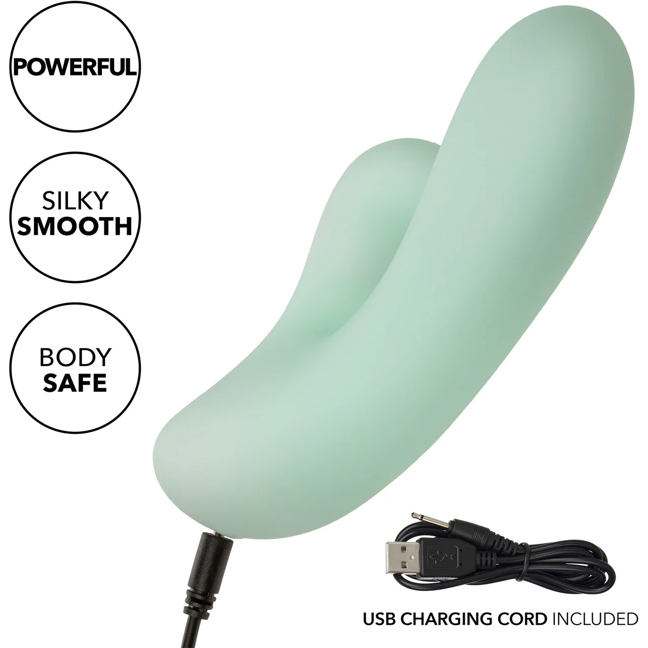 Pacifica Fiji Rechargeable Waterproof Silicone Dual Stimulation Vibrator By CalExotics - Image 7