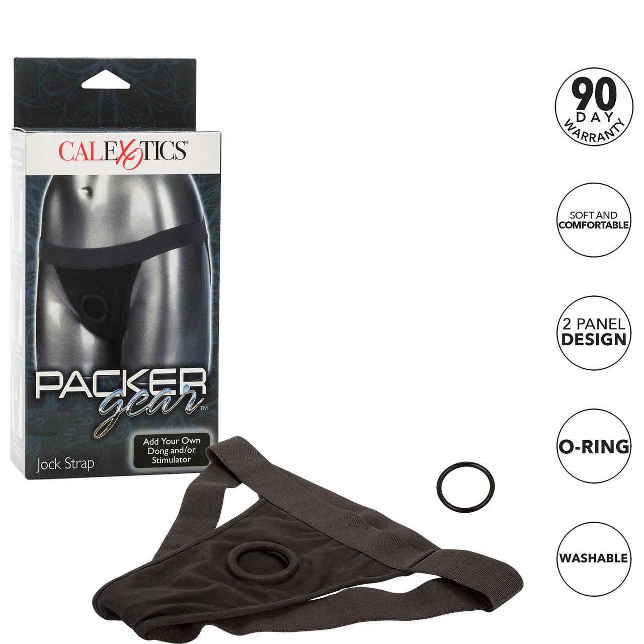 Packer Gear Black Jock Strap Packing Harness By CalExotics - XL/2XL - Image 6