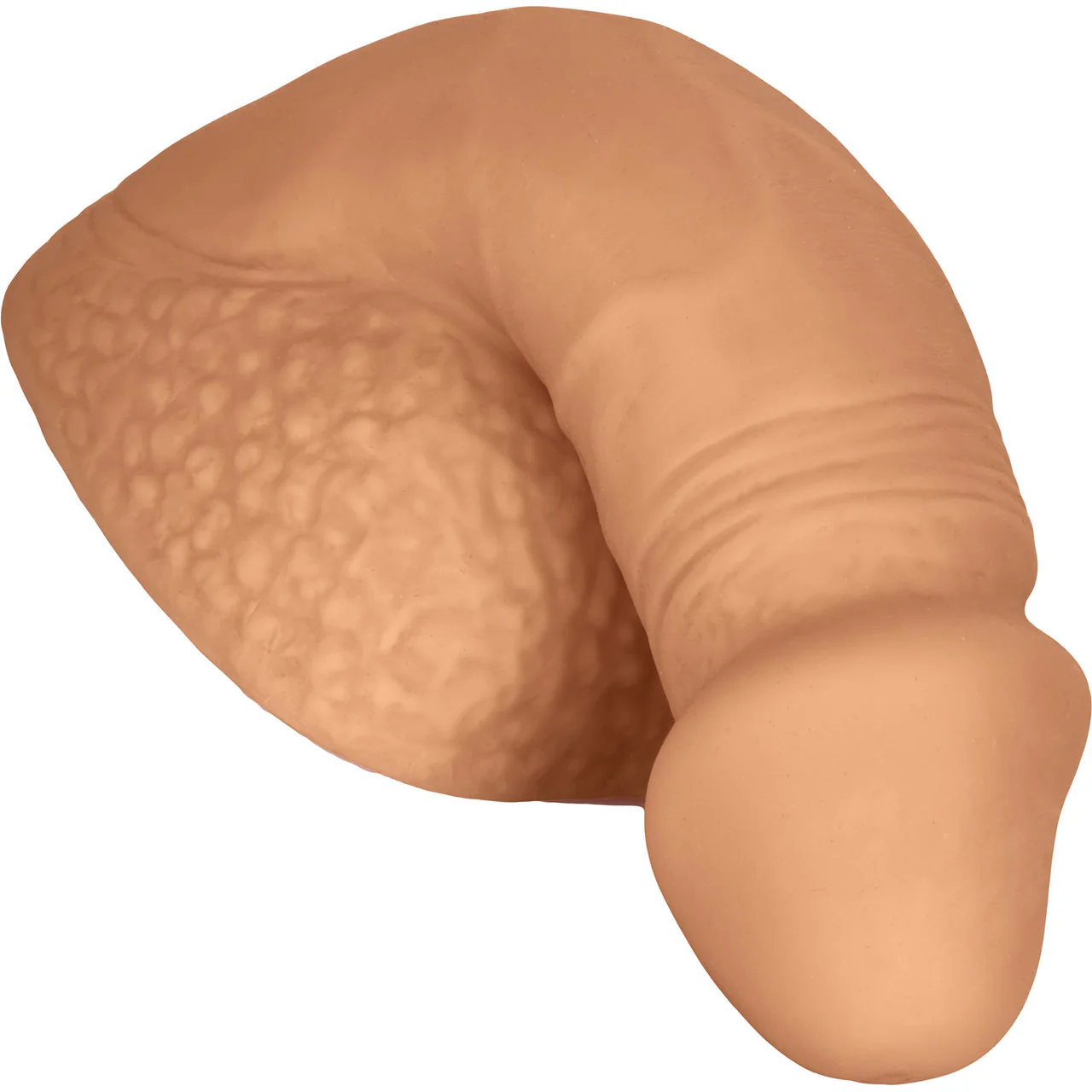 Packer Gear Silicone Packing Penis 4" / 10.25 cm By CalExotics - Caramel - Image 3