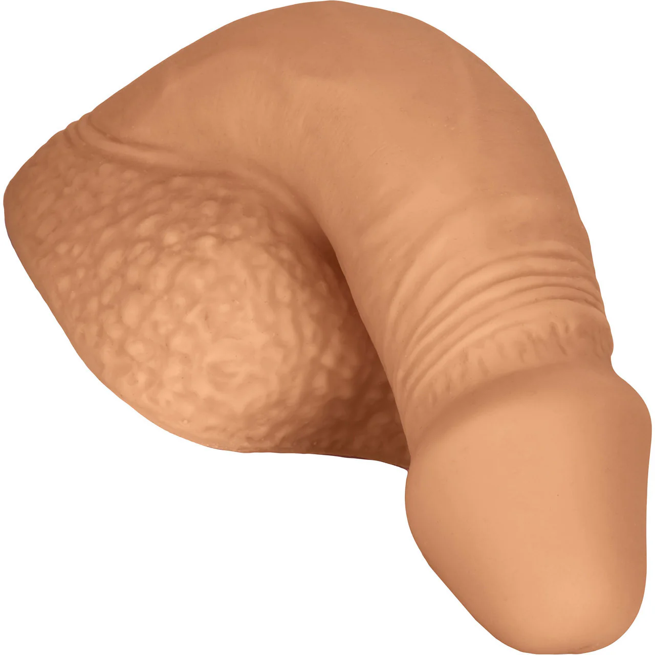 Packer Gear Silicone Packing Penis 5'' / 12.75 cm  By CalExotics - Caramel - Image 2
