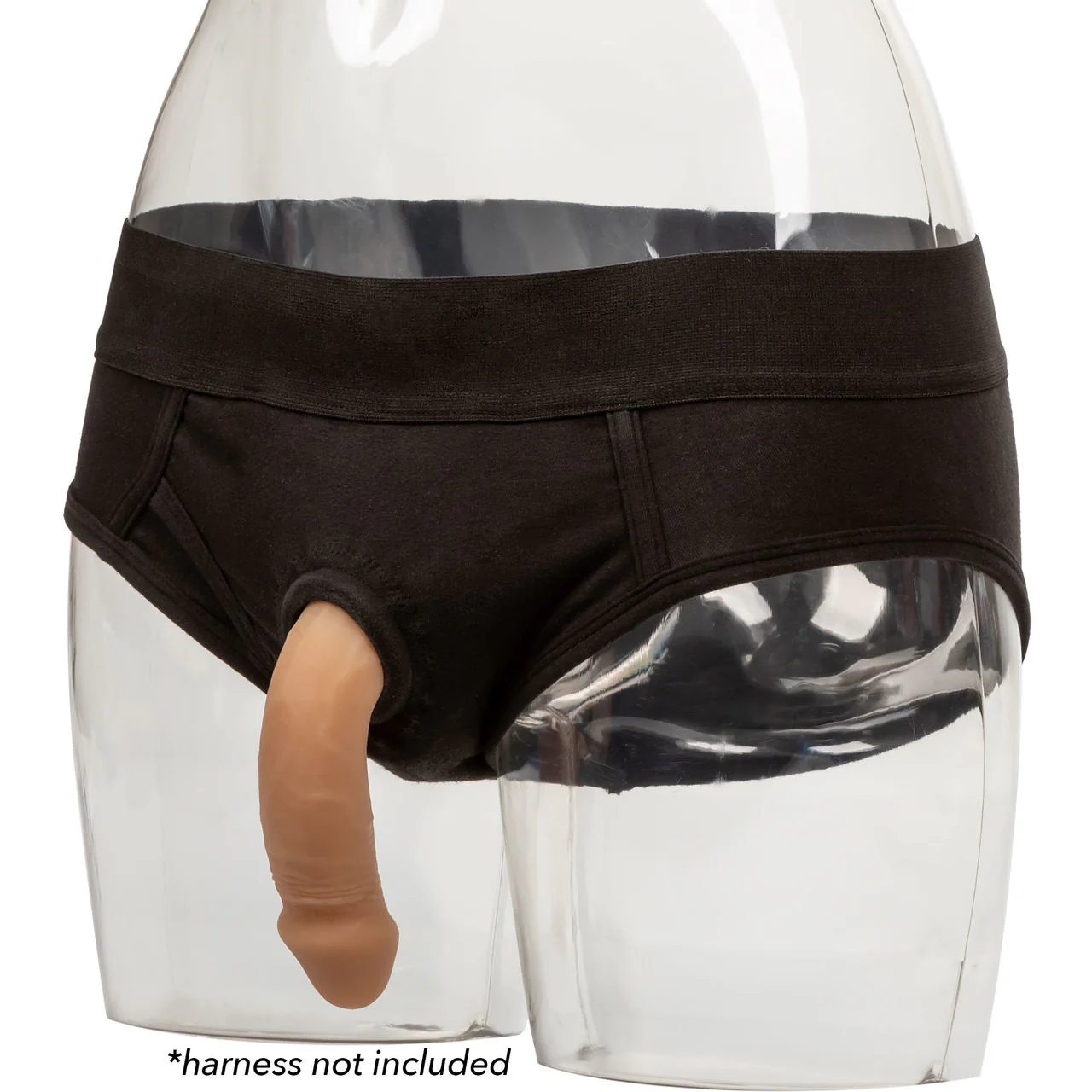 Packer Gear Silicone Packing Penis 5'' / 12.75 cm  By CalExotics - Caramel - Image 4