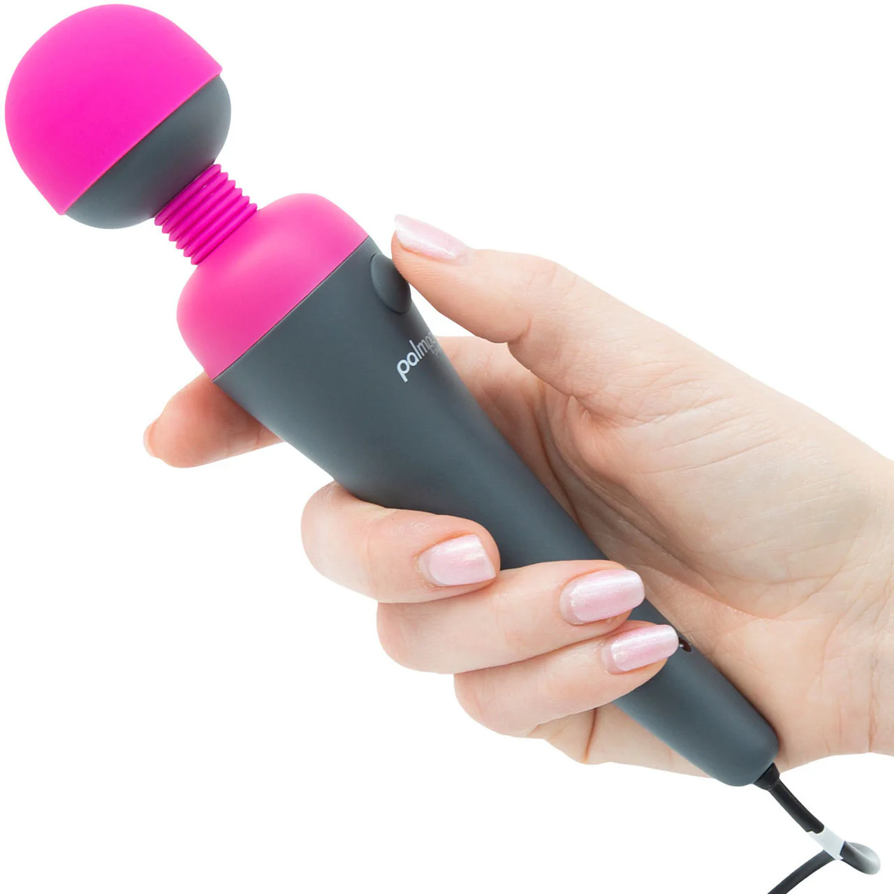 PalmPower Plug & Play Wand Massager With Removable Silicone Cap - Image 3