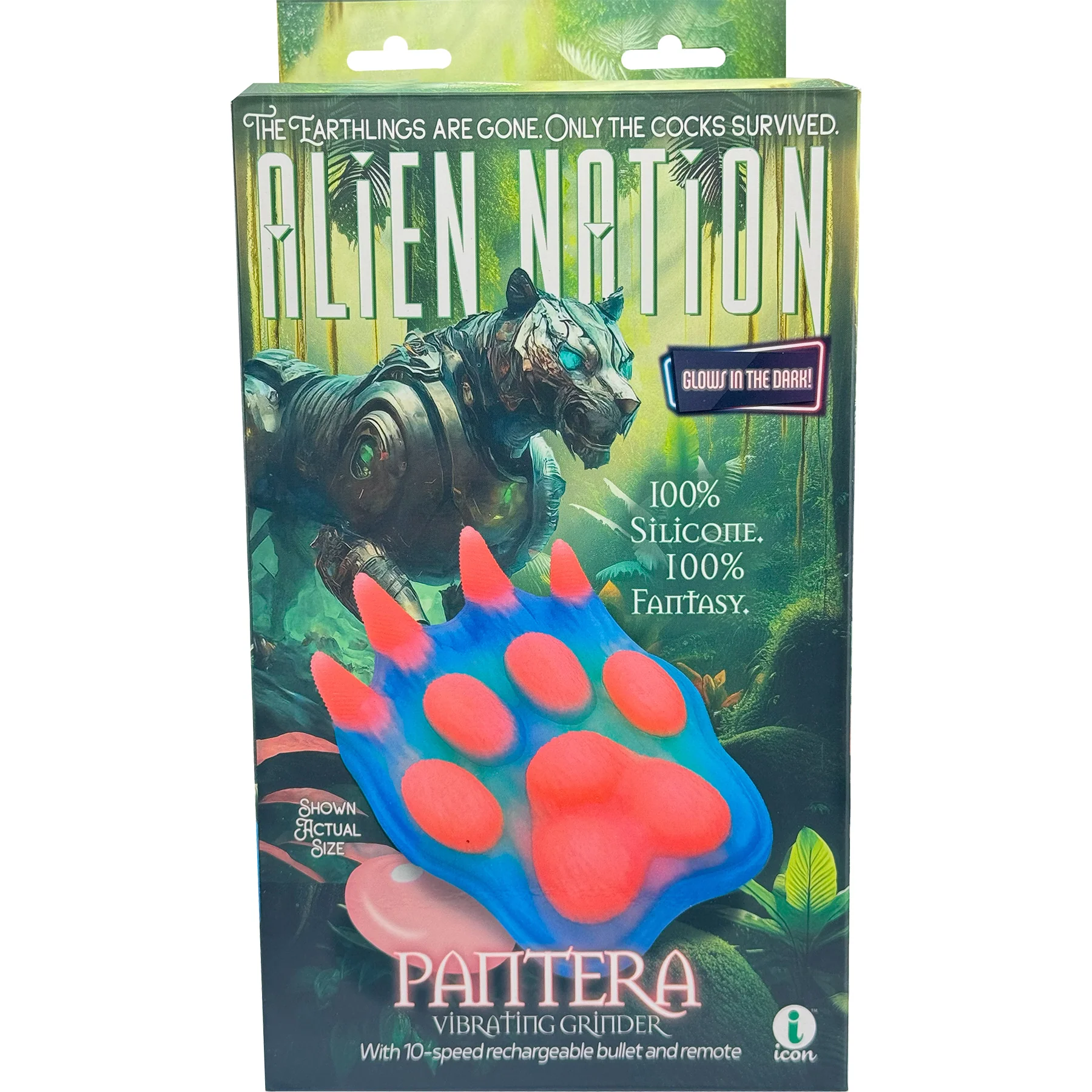 Pantera Silicone Rechargeable Vibrating Grinder With Remote By Alien Nation - Image 18