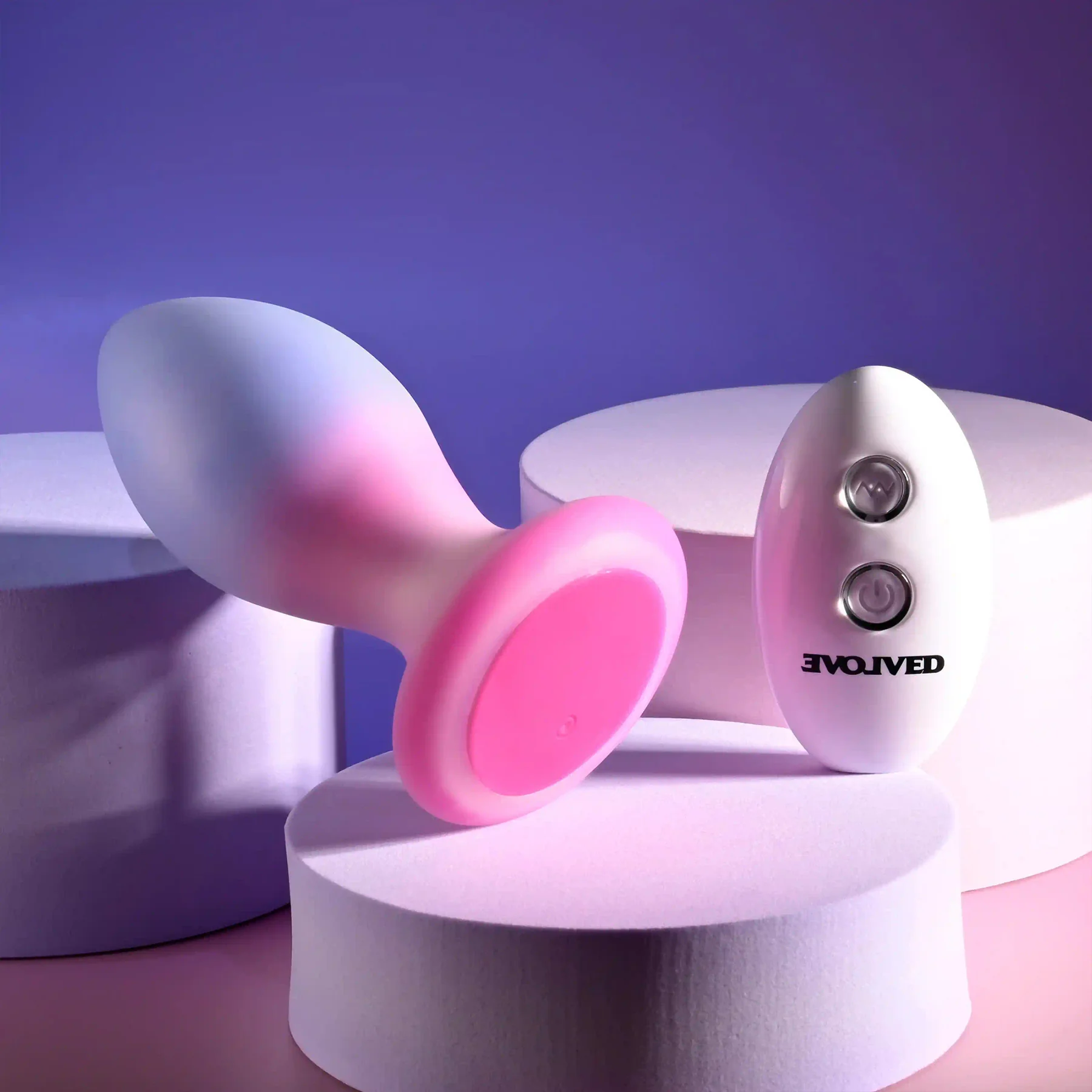 Paradise Rechargeable Silicone Vibrating Butt Plug With Remote By Evolved Novelties - Image 12