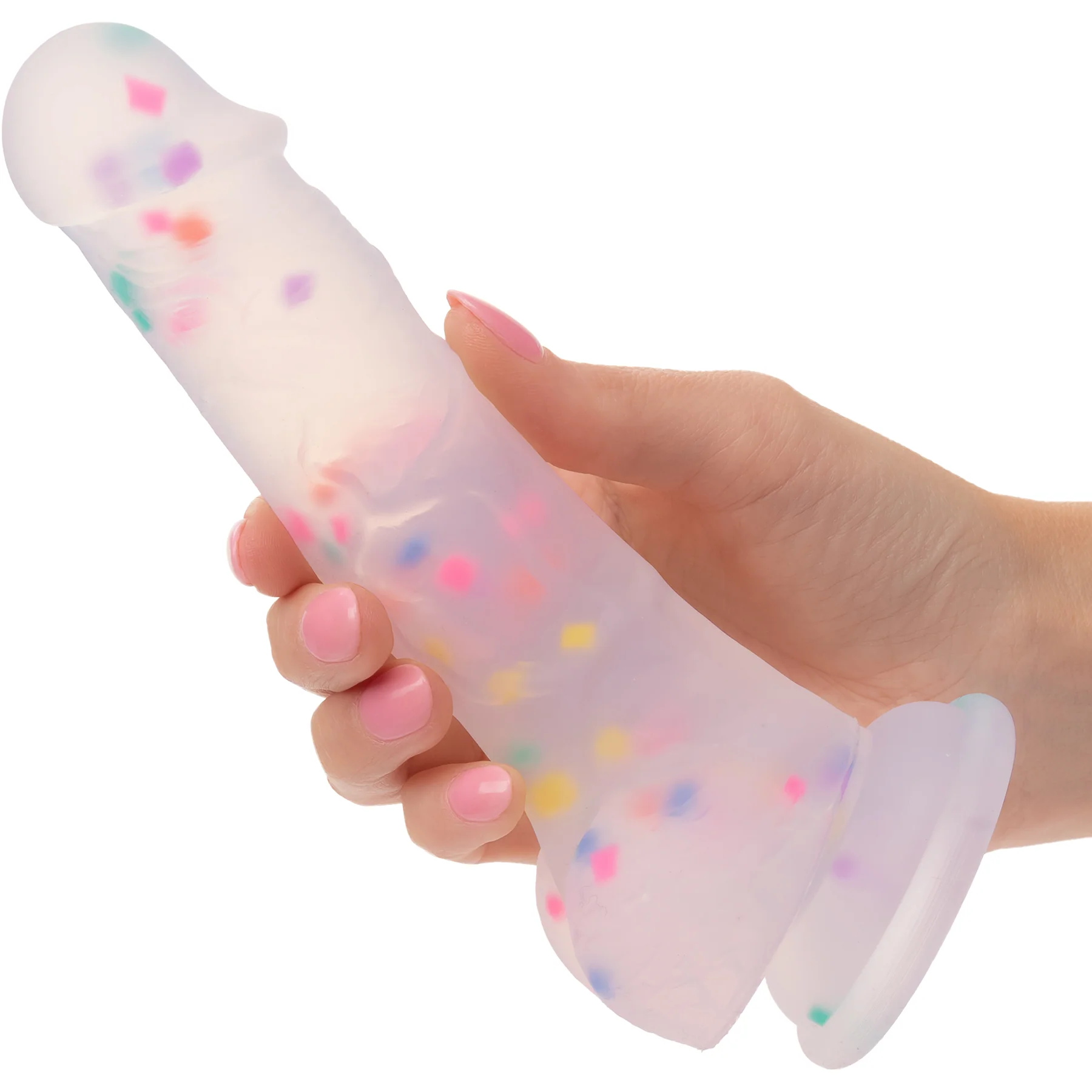 Party Boy™ Silicone Studs® 5.25" Suction Cup Dildo With Balls - Image 4