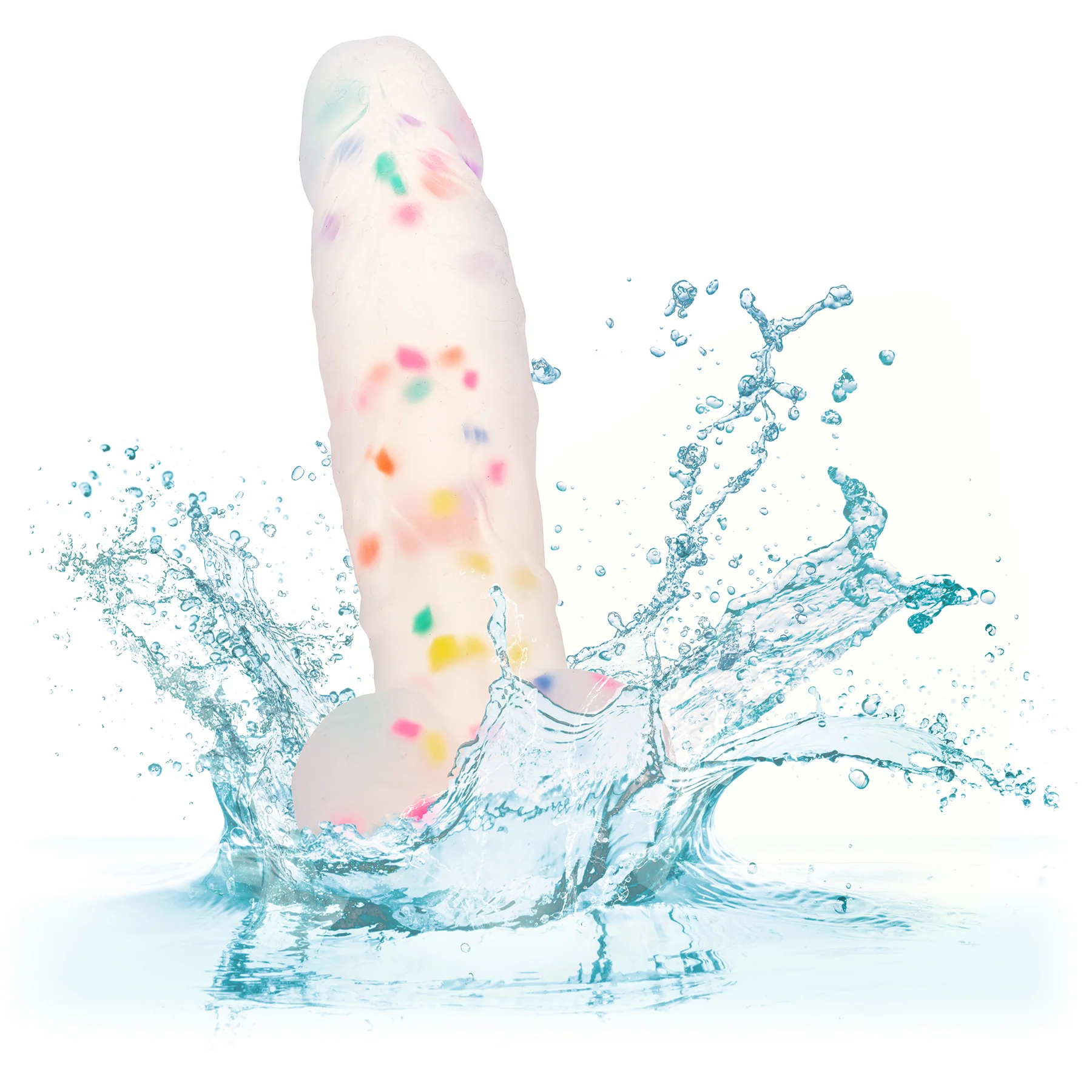 Party Boy™ Silicone Studs® 6" Suction Cup Dildo With Balls - Image 2
