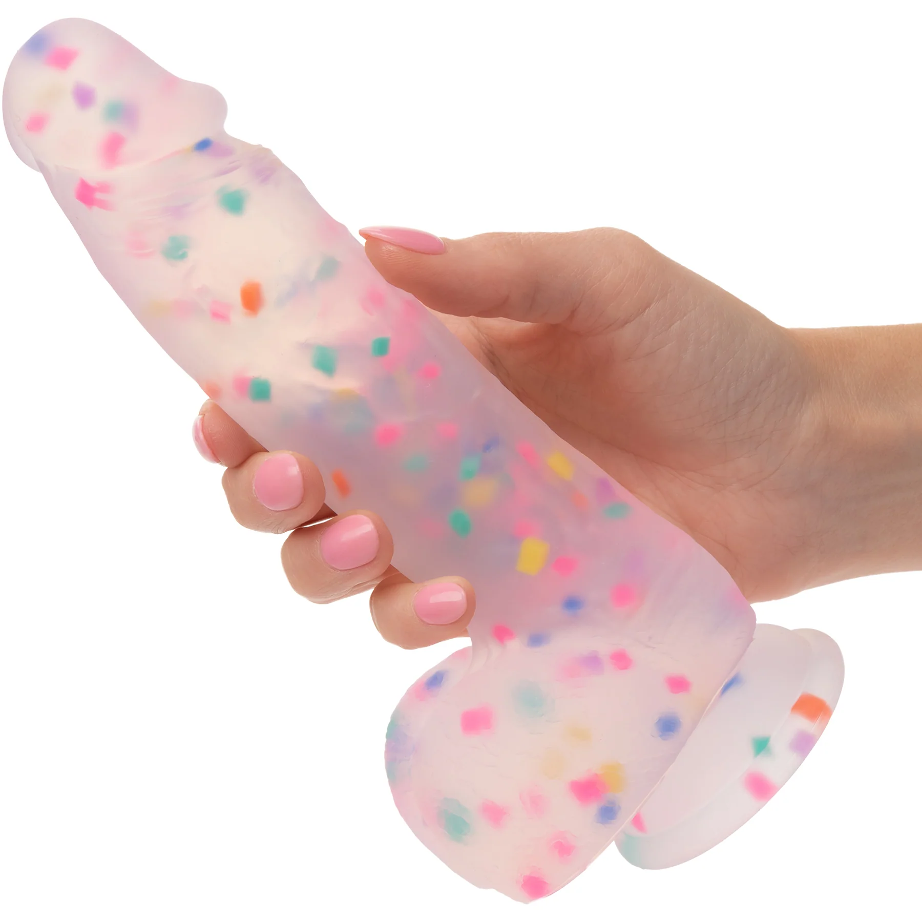 Party Boy™ Silicone Studs® 6" Suction Cup Dildo With Balls - Image 4