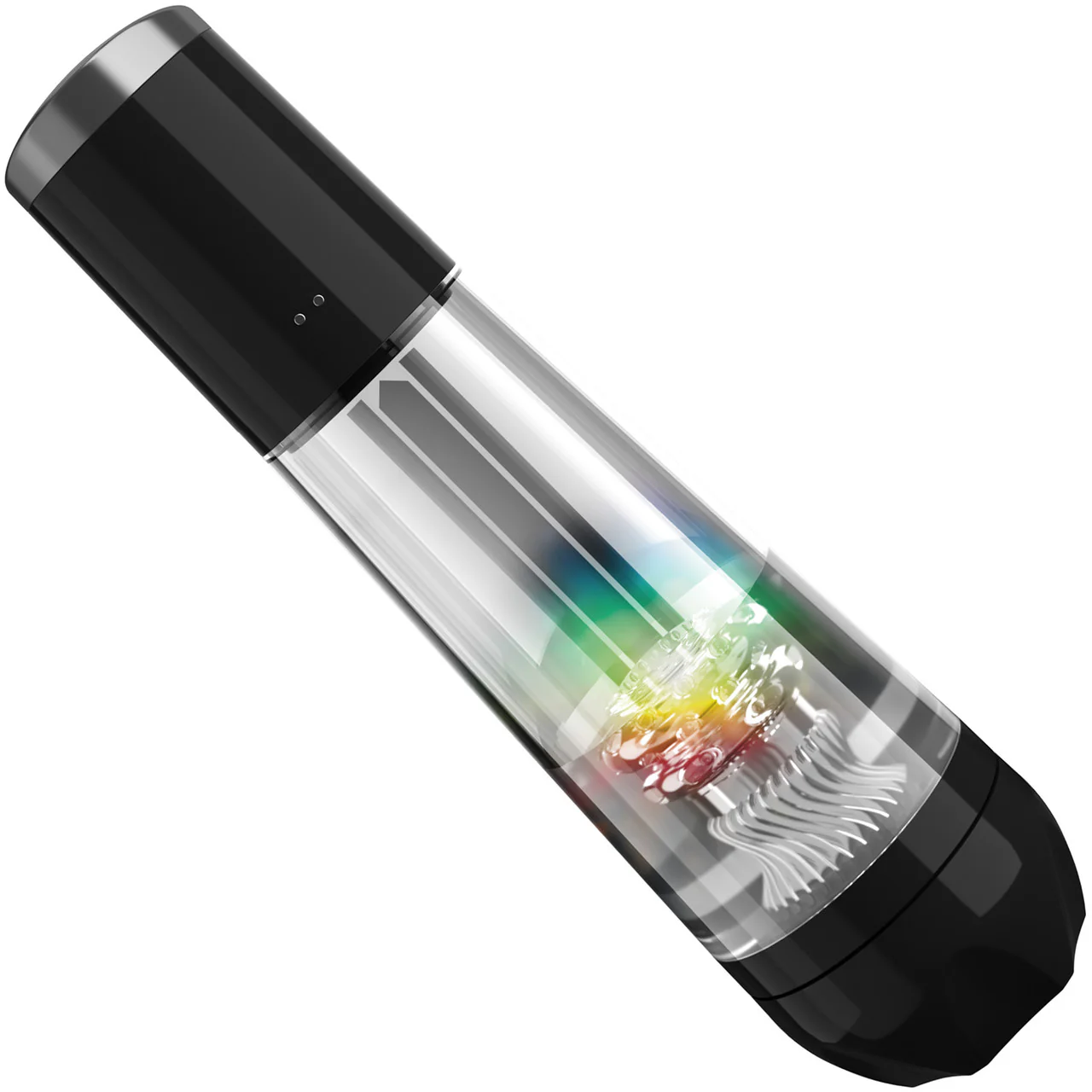 PDX Elite ViewTube Max View Rechargeable See-Thru Suction Stroker Penis Masturbator By Pipedream - Image 3