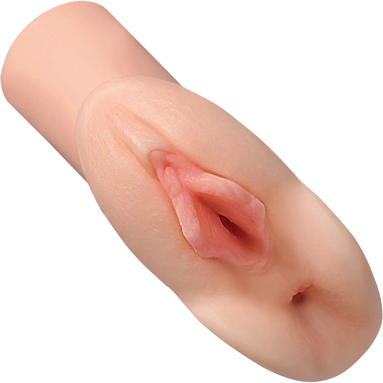 PDX Plus Perfect Pussy Double Stroker Penis Stimulator By Pipedream - Vanilla - Image 2
