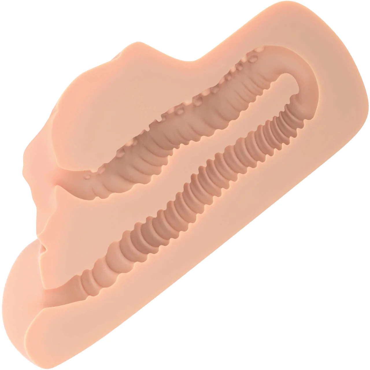 PDX Plus Perfect Pussy Double Stroker Penis Stimulator By Pipedream - Vanilla - Image 3
