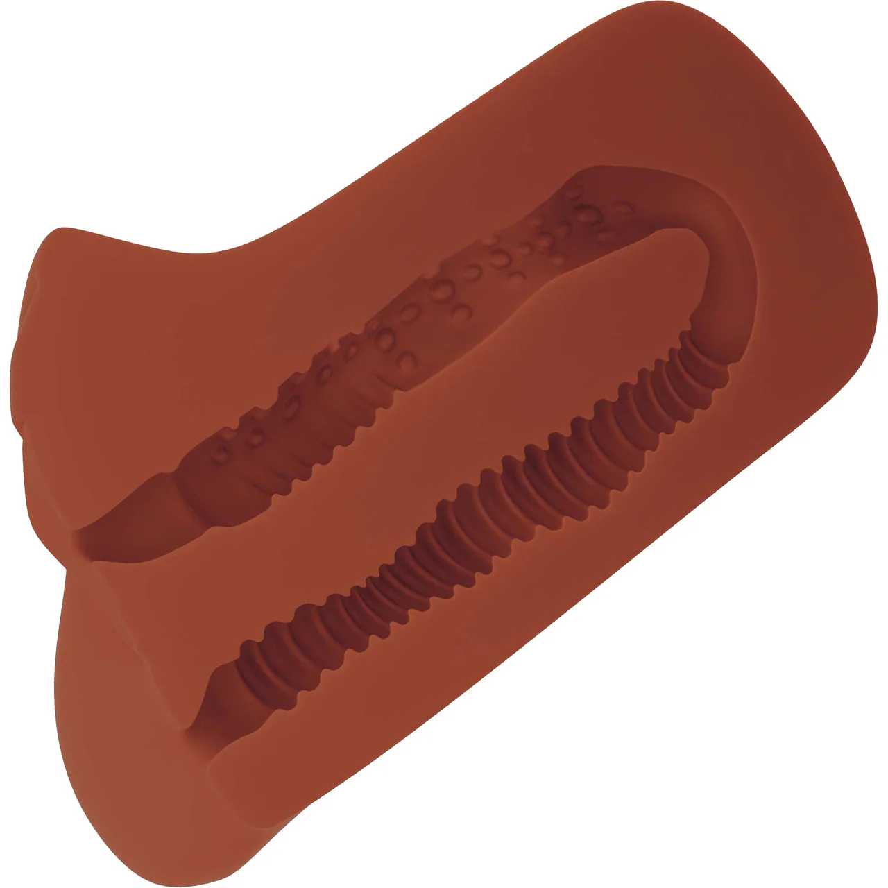 PDX Plus Pick Your Pleasure Stroker Penis Stimulator By Pipedream - Chocolate - Image 3