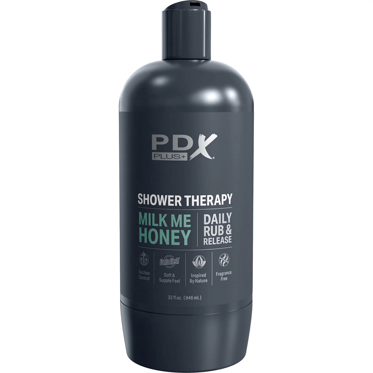 PDX Plus Shower Therapy Milk Me Honey Discreet Penis Stroker By Pipedream - Vanilla - Image 2
