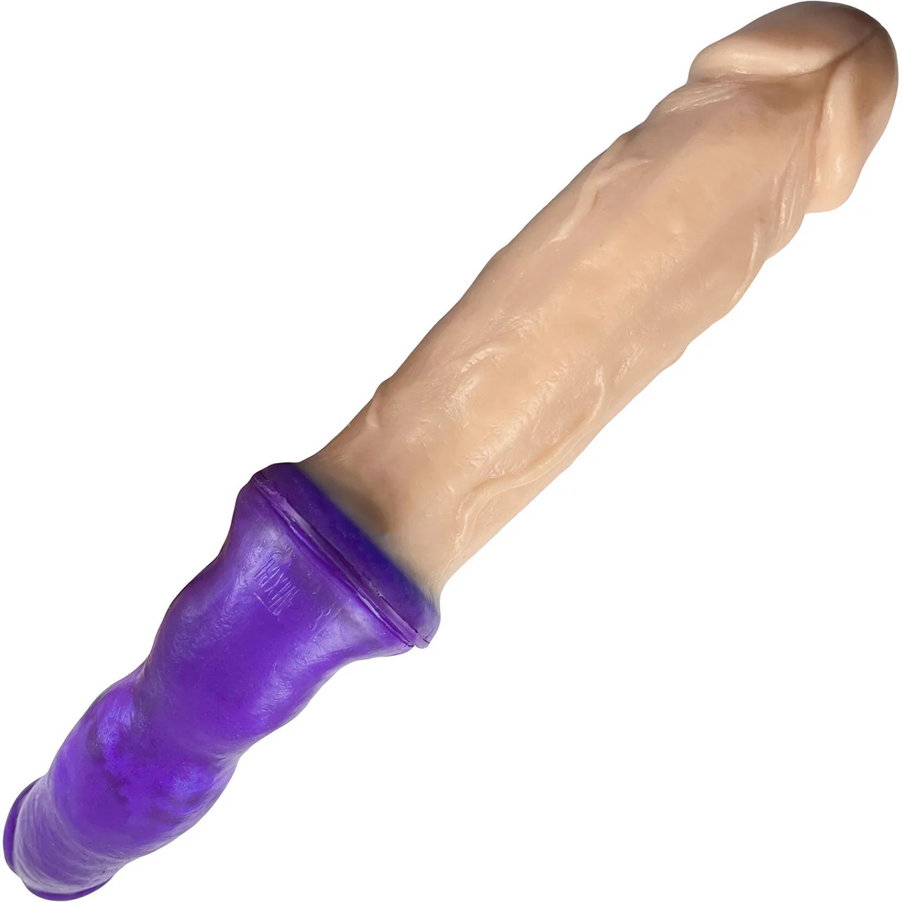 Peacemaker VixSkin Silicone Double Dildo By Vixen - Vanilla - Image 3