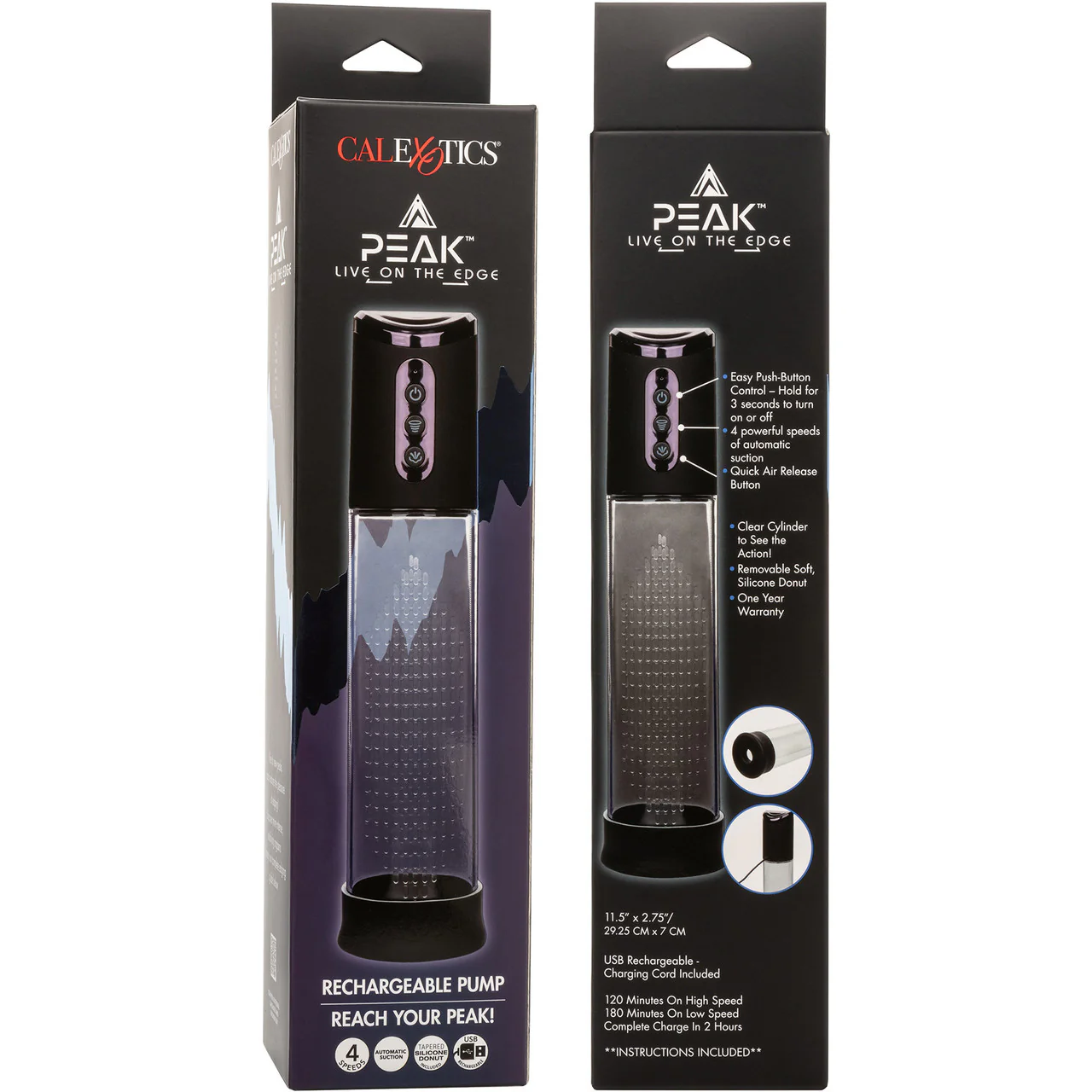 Peak Rechargeable Penis Pump By CalExotics - Image 10