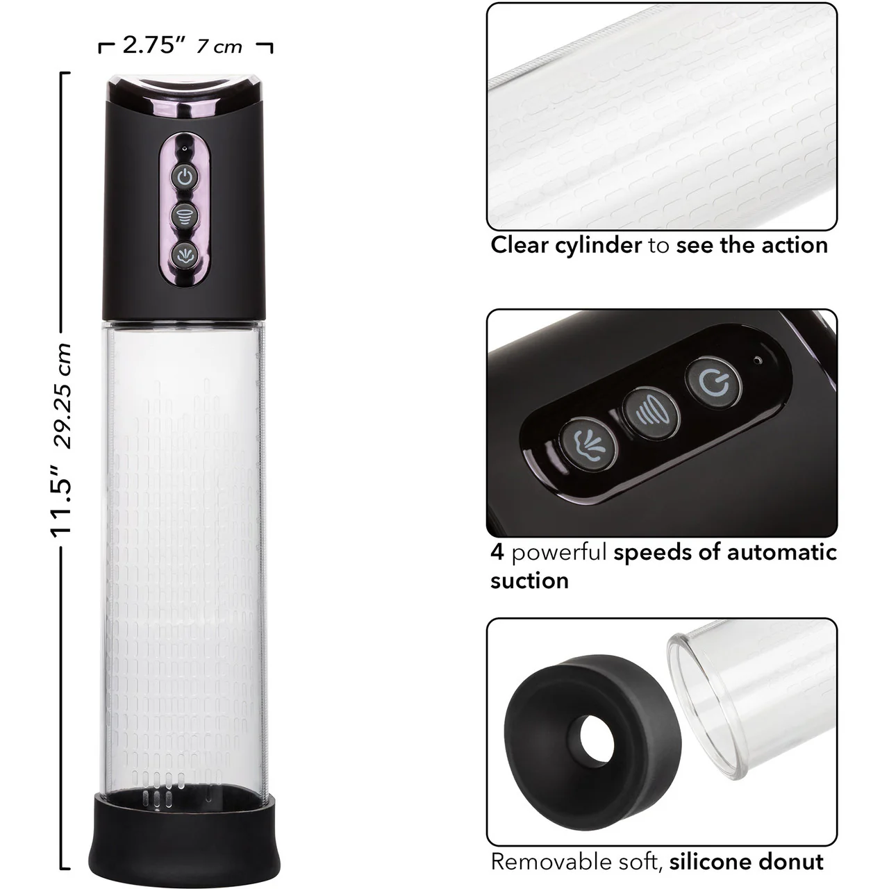 Peak Rechargeable Penis Pump By CalExotics - Image 8