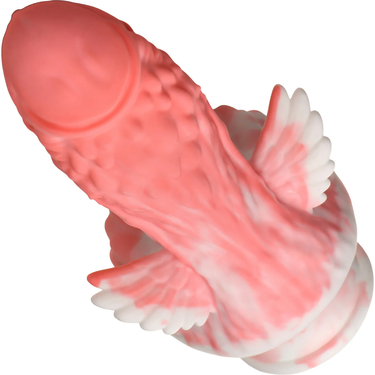 Pegasus Pecker Winged 8.5" Silicone Suction Cup Dildo With Balls By Creature Cocks - Image 6