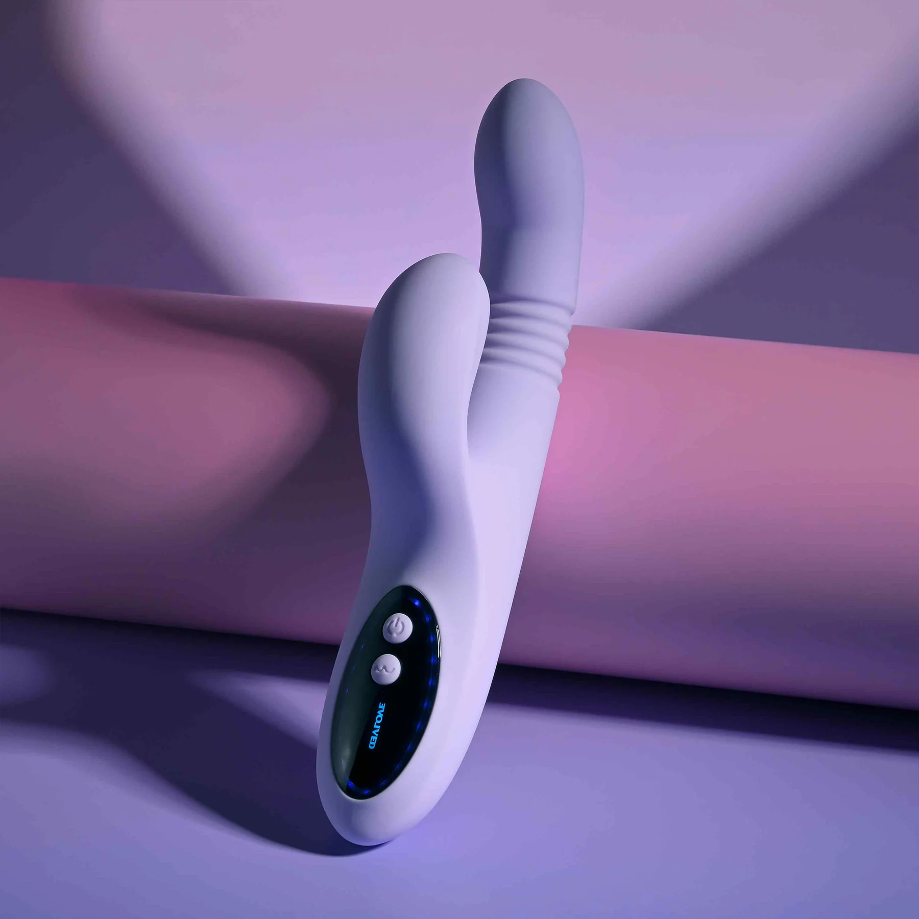 Pep Talk Rechargeable Silicone Rabbit Vibrator By Evolved Novelties - Image 10