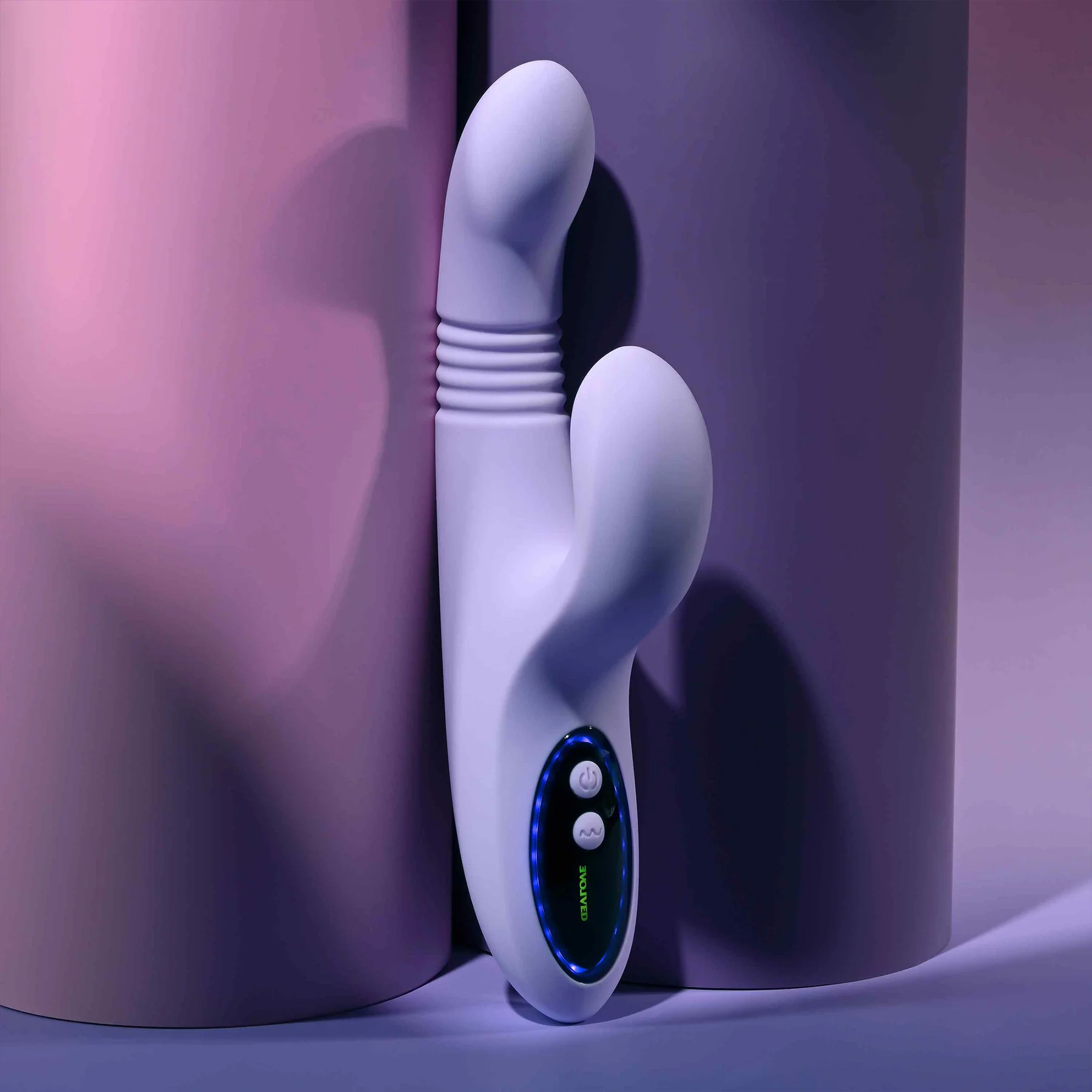 Pep Talk Rechargeable Silicone Rabbit Vibrator By Evolved Novelties - Image 2