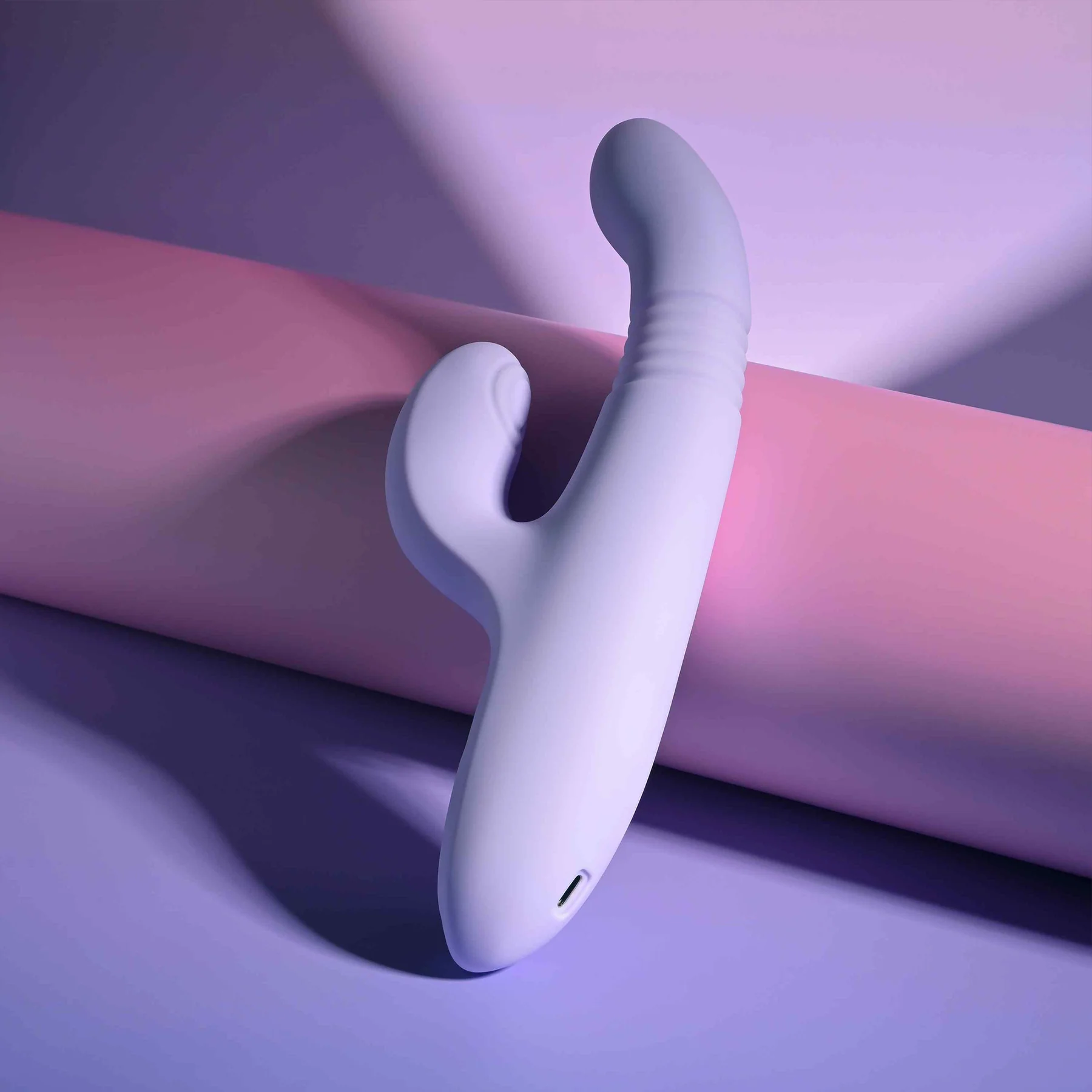 Pep Talk Rechargeable Silicone Rabbit Vibrator By Evolved Novelties - Image 8