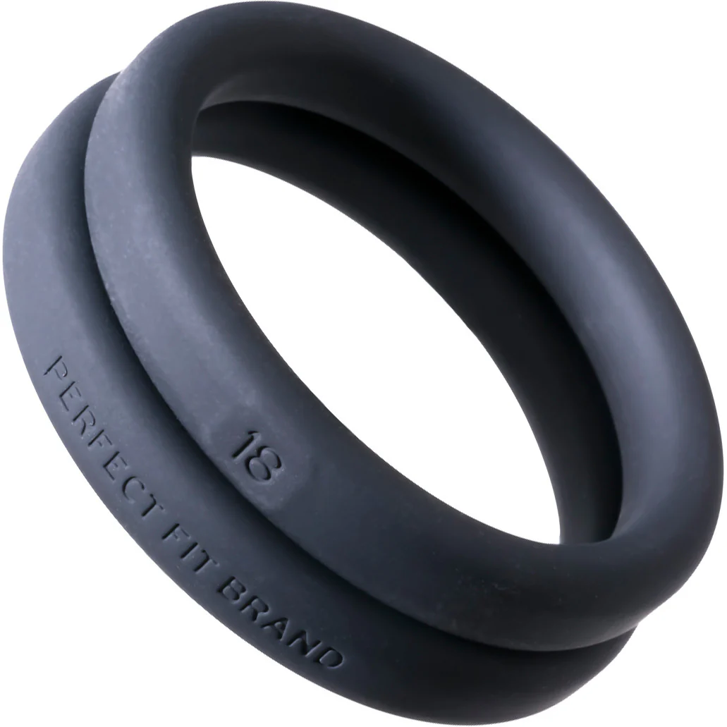 Perfect Fit Play Zone Kit With 9 Xact-Fit Cock Rings & Sturdy Storage Cone - Image 5