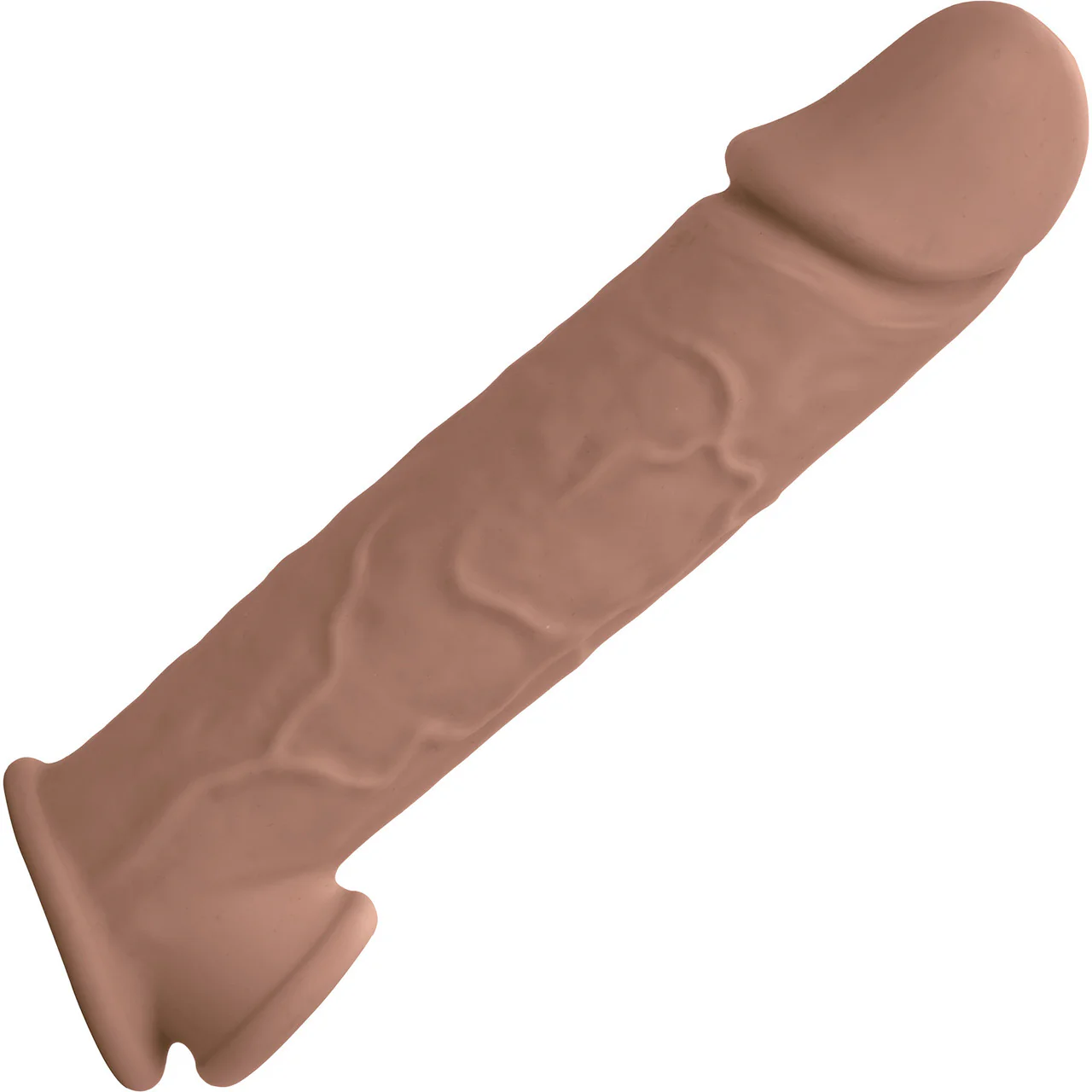 Performance Maxx Life-Like 8" Silicone Penis Extension By CalExotics - Chocolate - Image 5