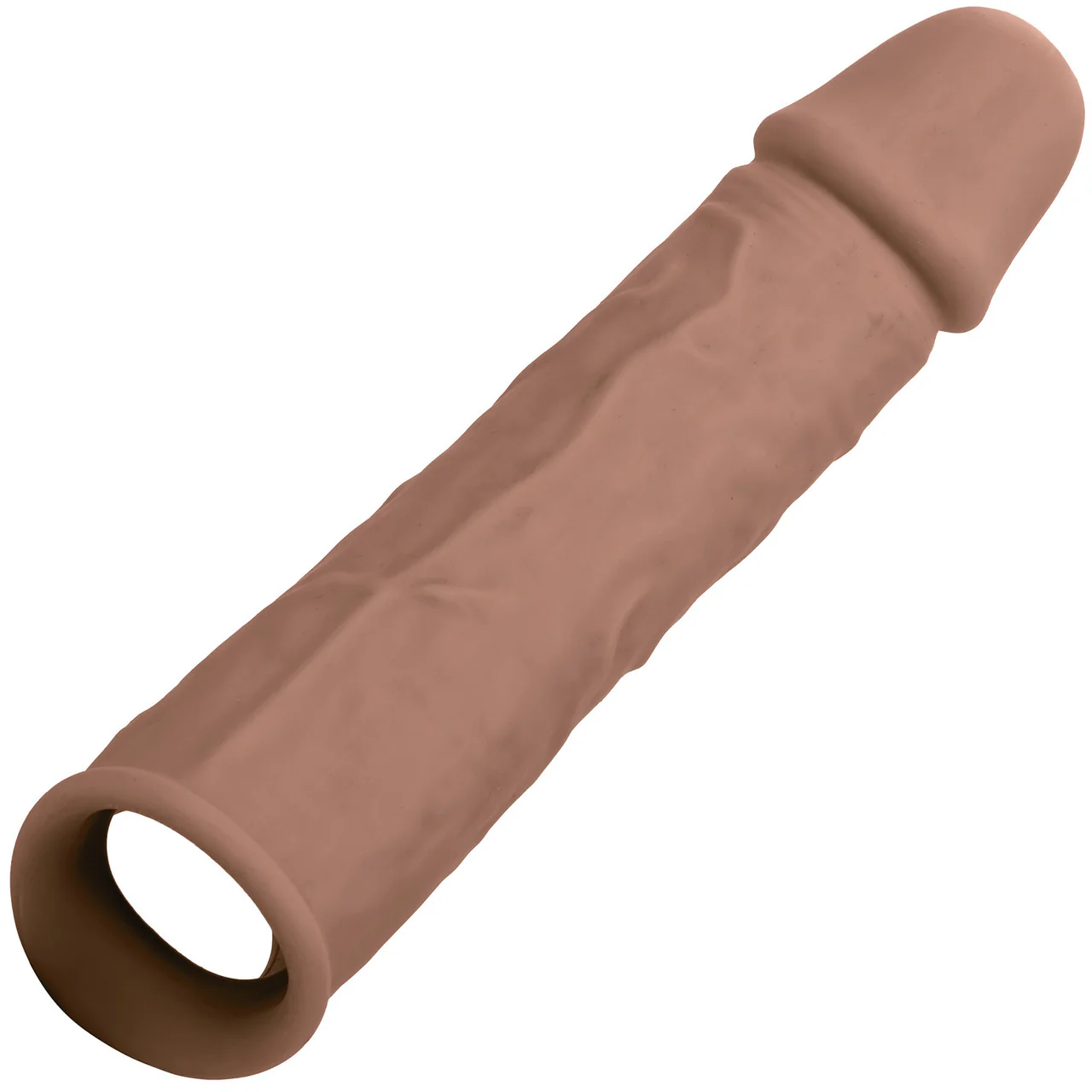 Performance Maxx Life-Like 8" Silicone Penis Extension By CalExotics - Chocolate - Image 8