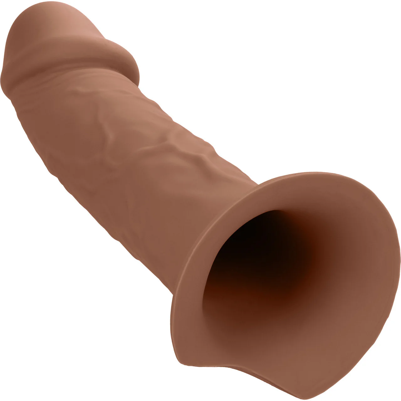 Performance Maxx Life-Like Silicone 7" Hollow Penis Extension With Harness By CalExotics - Chocolate - Image 11