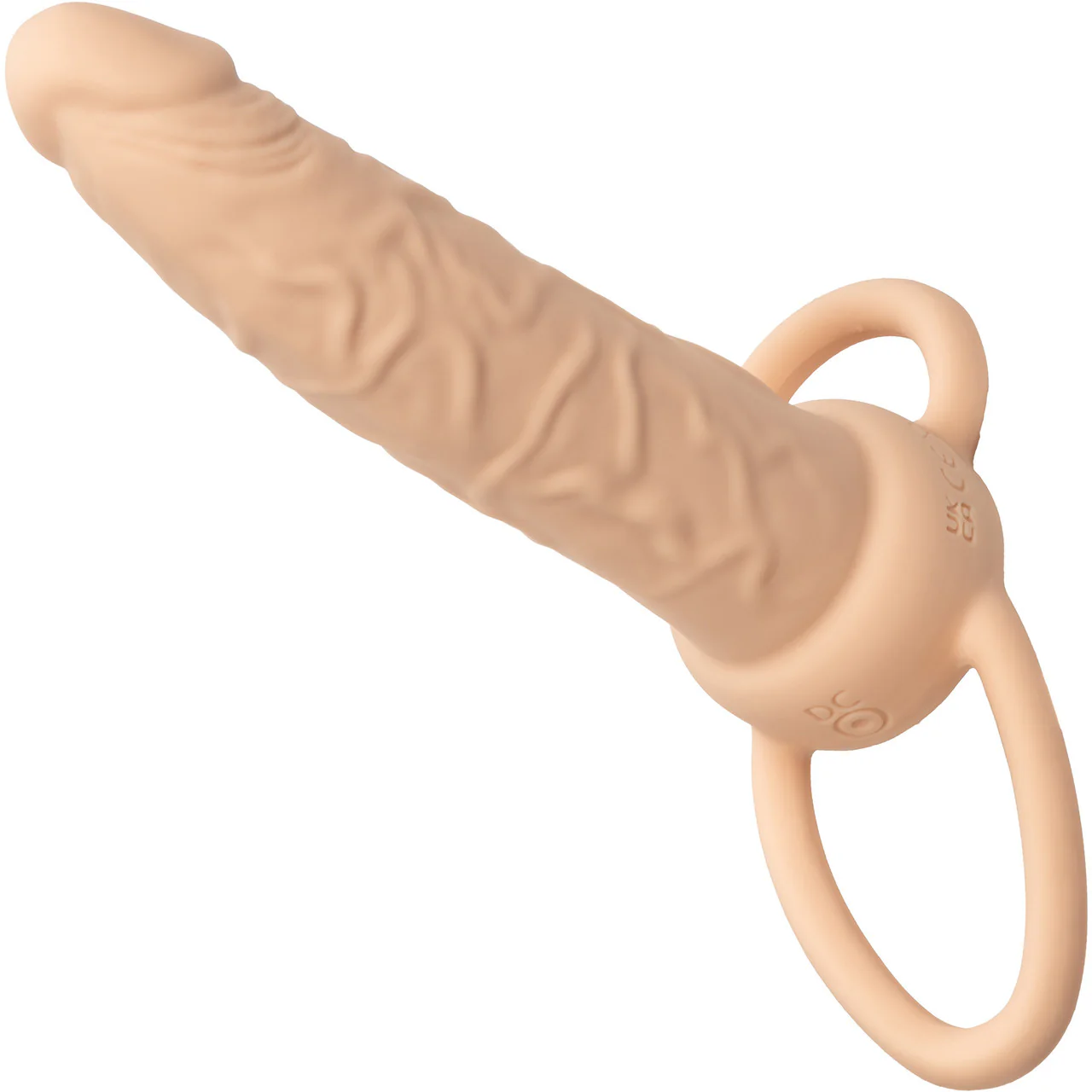 Performance Maxx Rechargeable Vibrating 5.5" Silicone Dual Penetrator - Vanilla - Image 8