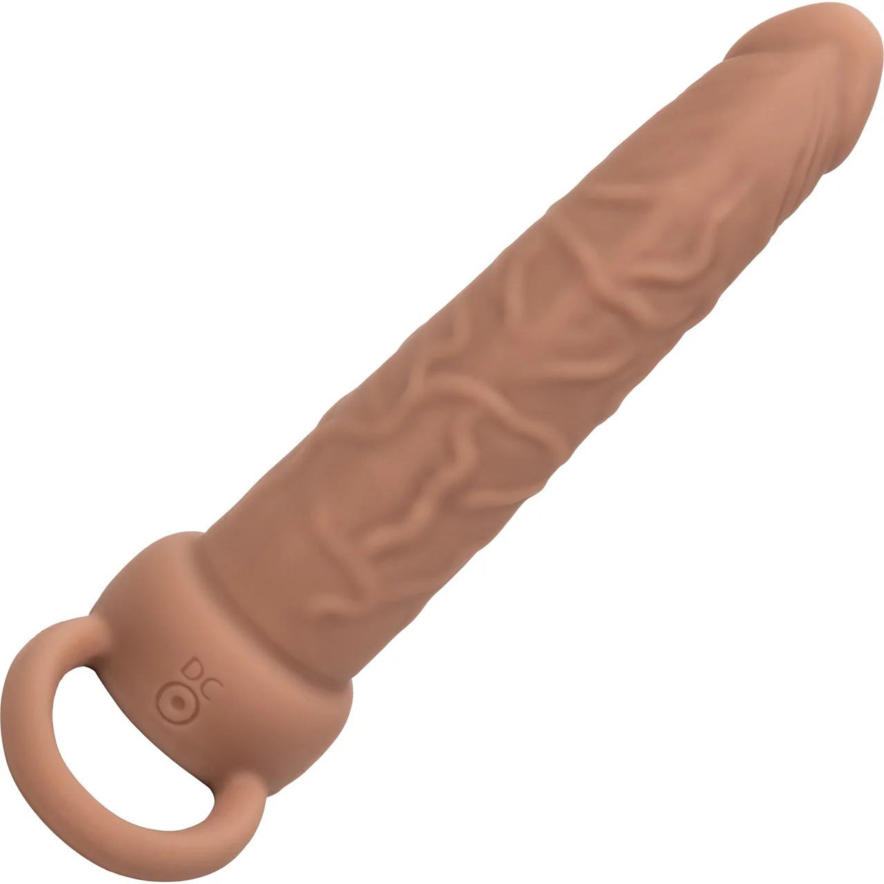 Performance Maxx Rechargeable Vibrating 5.5" Silicone Dual Penetrator - Chocolate - Image 4