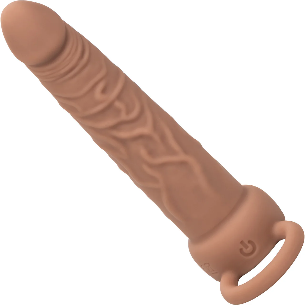 Performance Maxx Rechargeable Vibrating 5.5" Silicone Dual Penetrator - Chocolate - Image 7