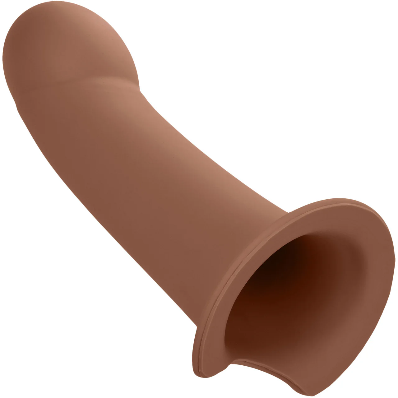 Performance Maxx Silicone 6.25" Hollow Penis Extension With Harness By CalExotics - Chocolate - Image 12