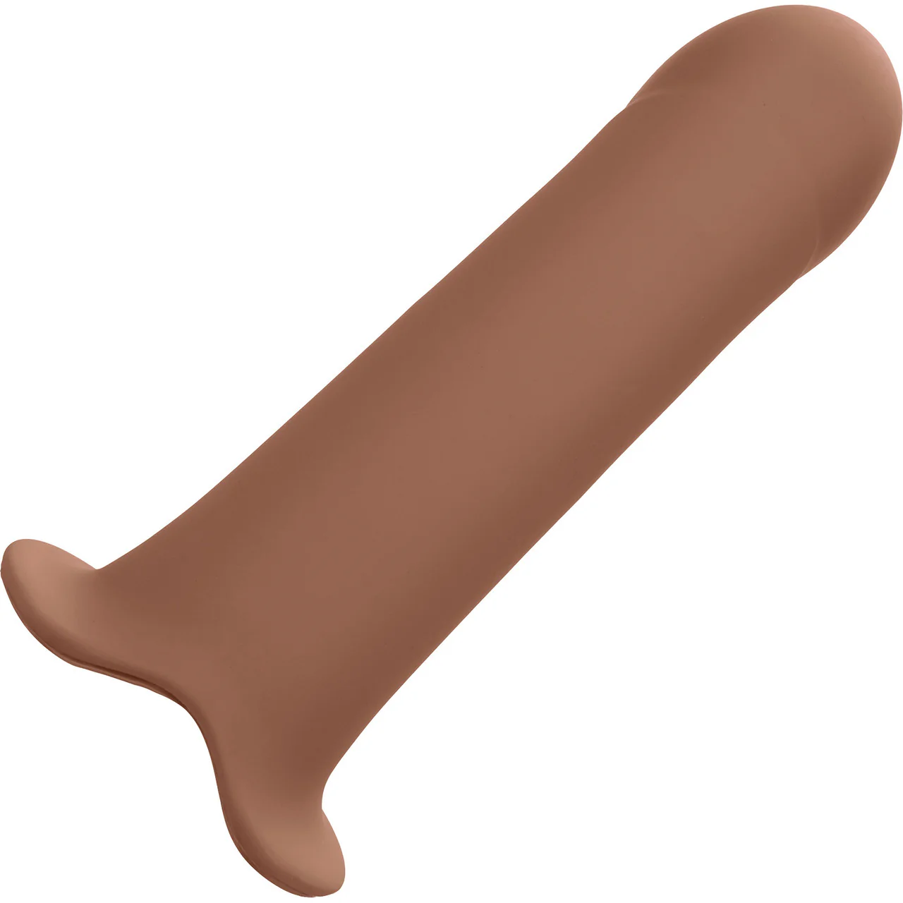 Performance Maxx Silicone 6.25" Hollow Penis Extension With Harness By CalExotics - Chocolate - Image 5