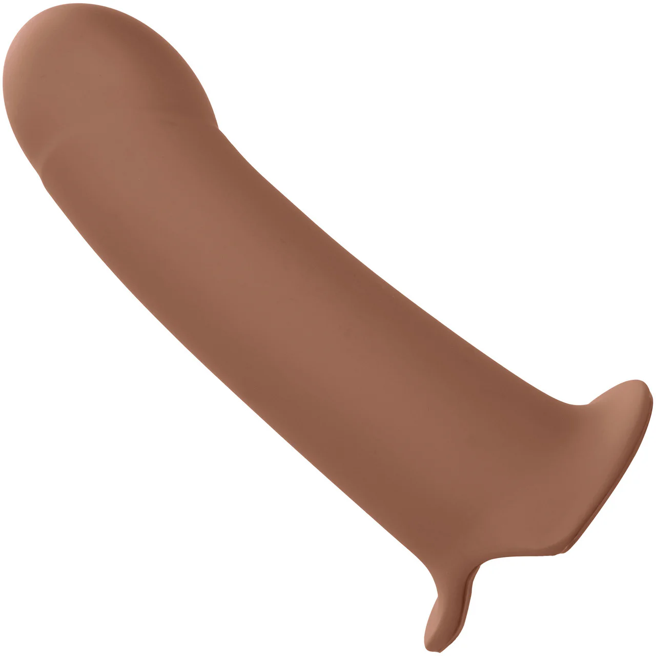 Performance Maxx Silicone 6.25" Hollow Penis Extension With Harness By CalExotics - Chocolate - Image 6