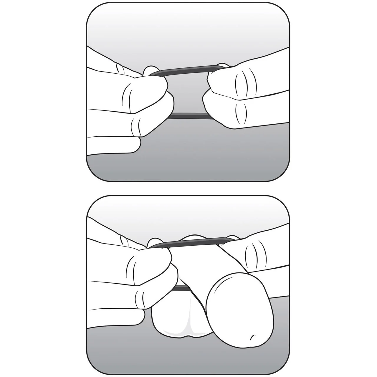 Performance VS1 Pure Premium Medium Silicone Cock Rings By Blush Novelties - Indigo - Image 6