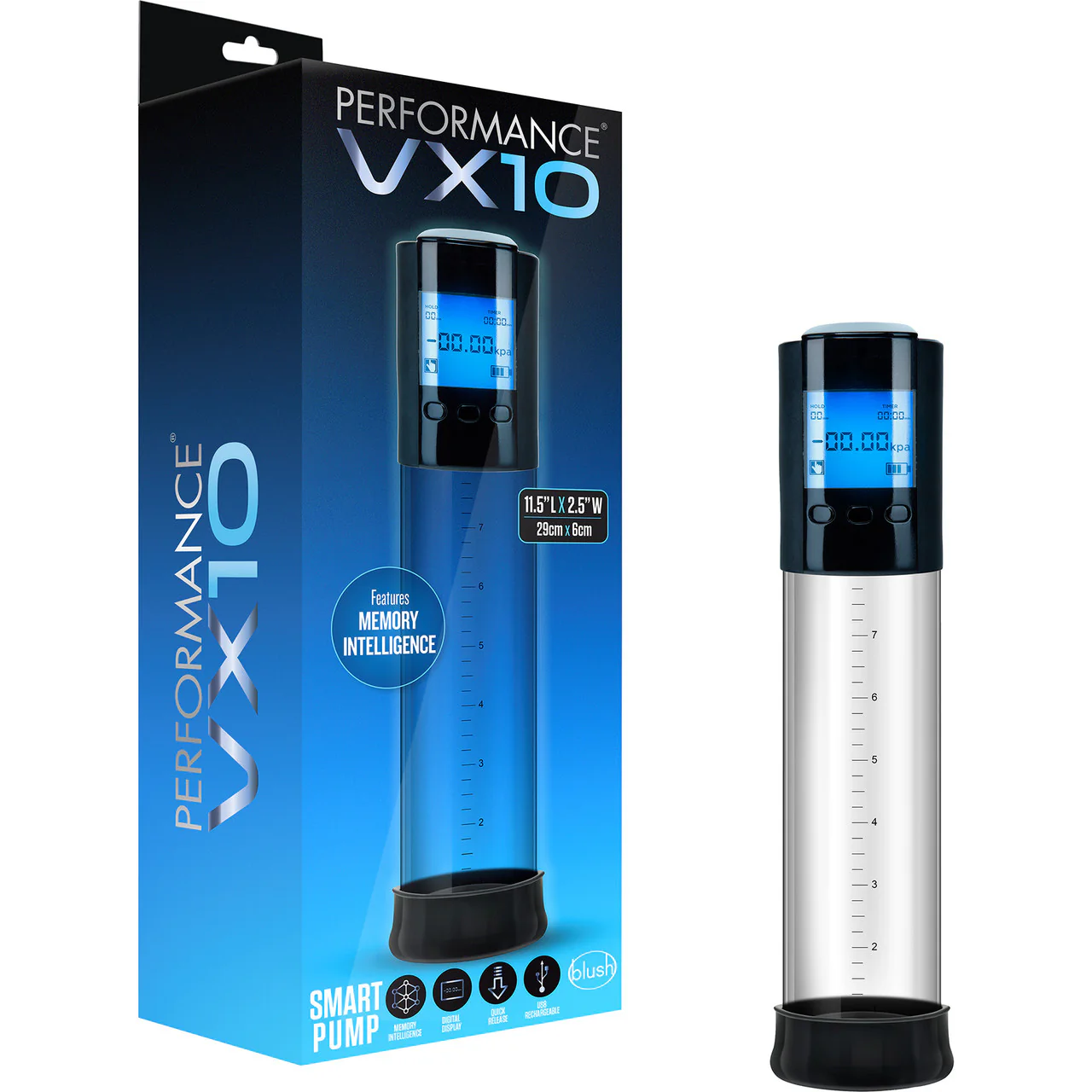 Performance VX10 Smart Pump Fully Automatic Penis Pump by Blush Novelties - Image 3