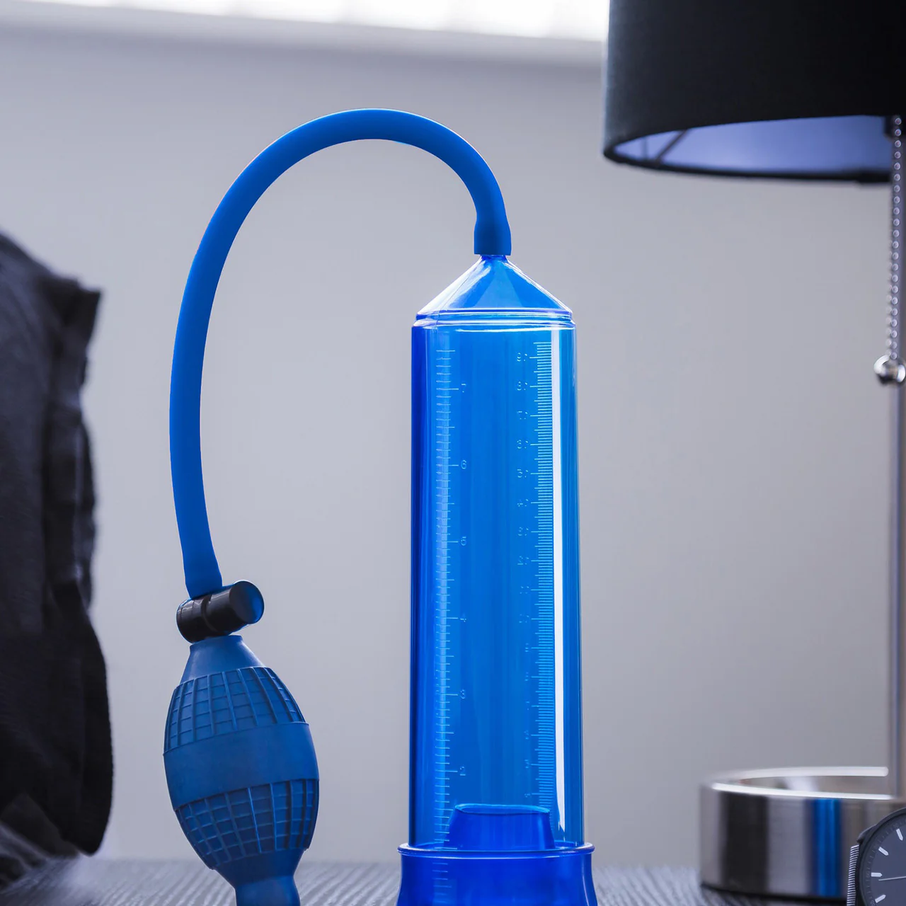 Performance VX101 Enhancement Penis Pump By Blush - Blue - Image 6